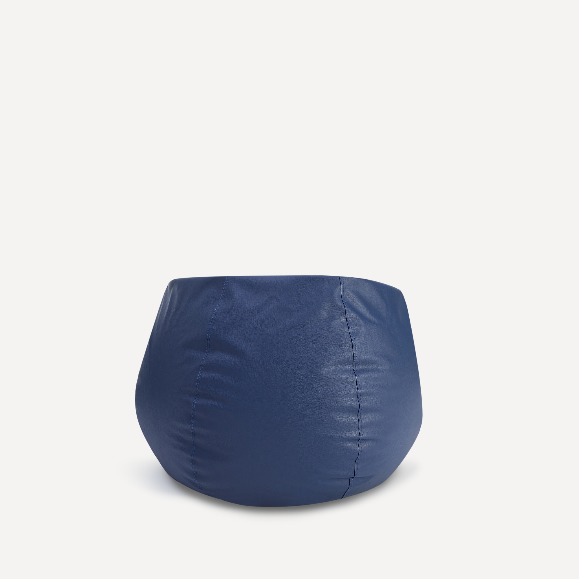 Pufe em polipele Pêra El Corte Inglés Azul-marinho-2