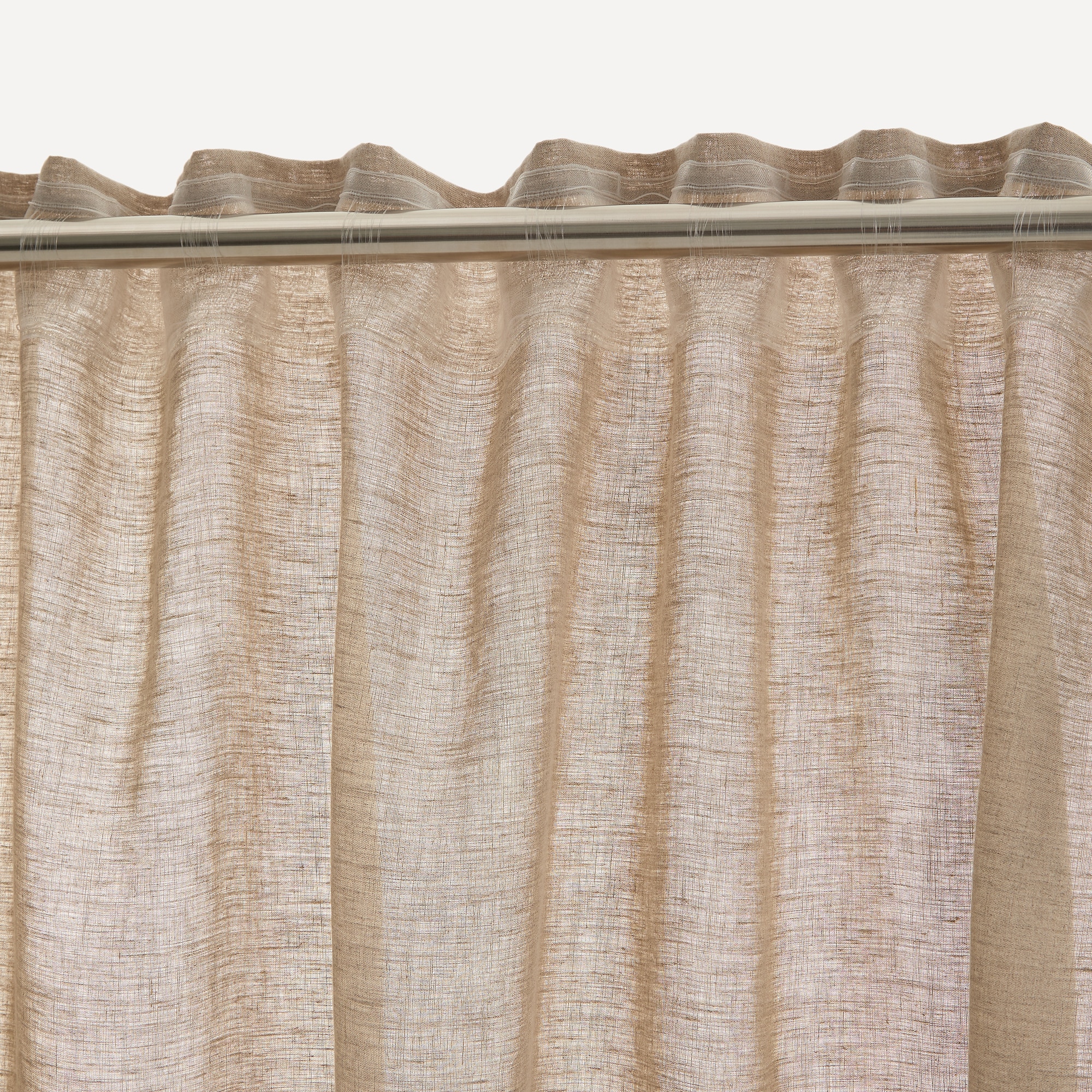 Visillo confeccionado con sistema multiusos Florencia El Corte inglés - Natural 200 x 280 cm Natural-3