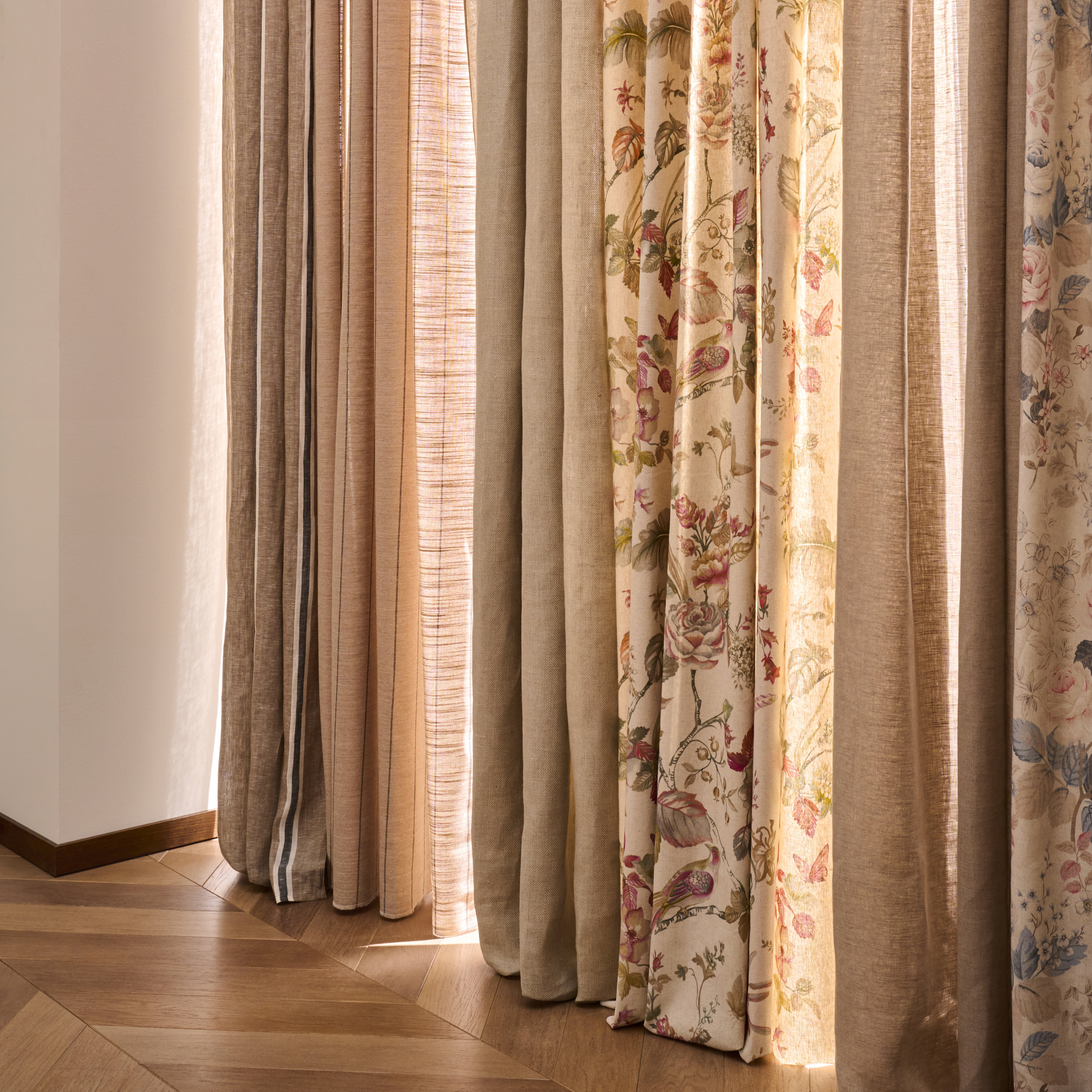 Visillo confeccionado con sistema multiusos Florencia El Corte inglés - Natural 200 x 280 cm Natural-5