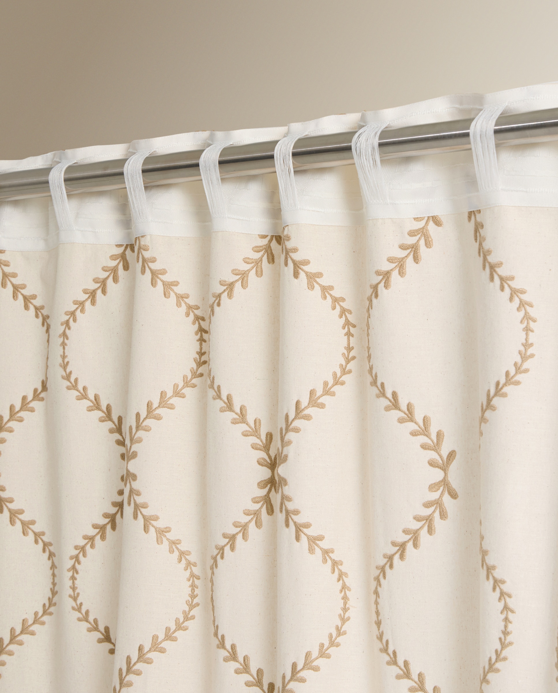 Cortina Confecionada com Sistema Multiusos Olimpia Bege-5