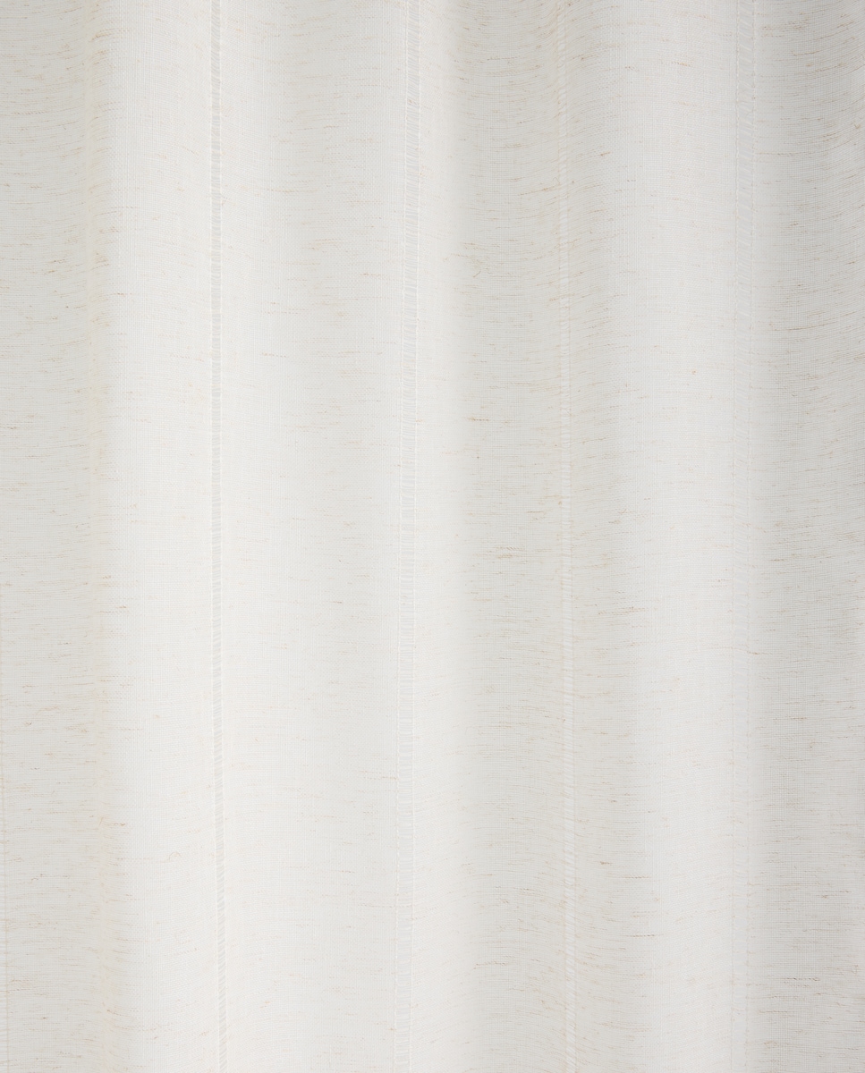 Cortina Confecionada com Sistema Multiusos Eyelash Linho-6