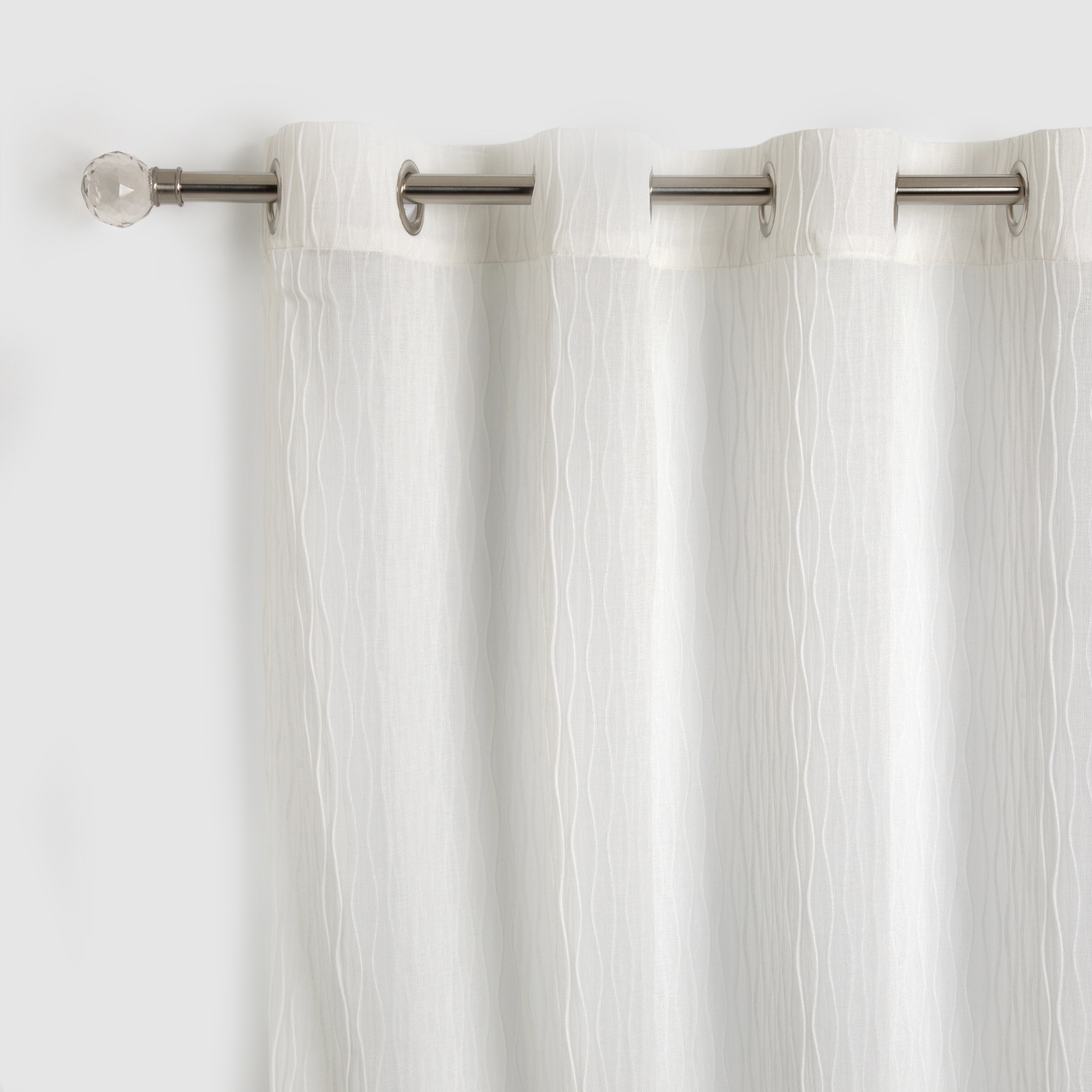 Imagem 0 de Cortina confeccionada com argolas Esquema