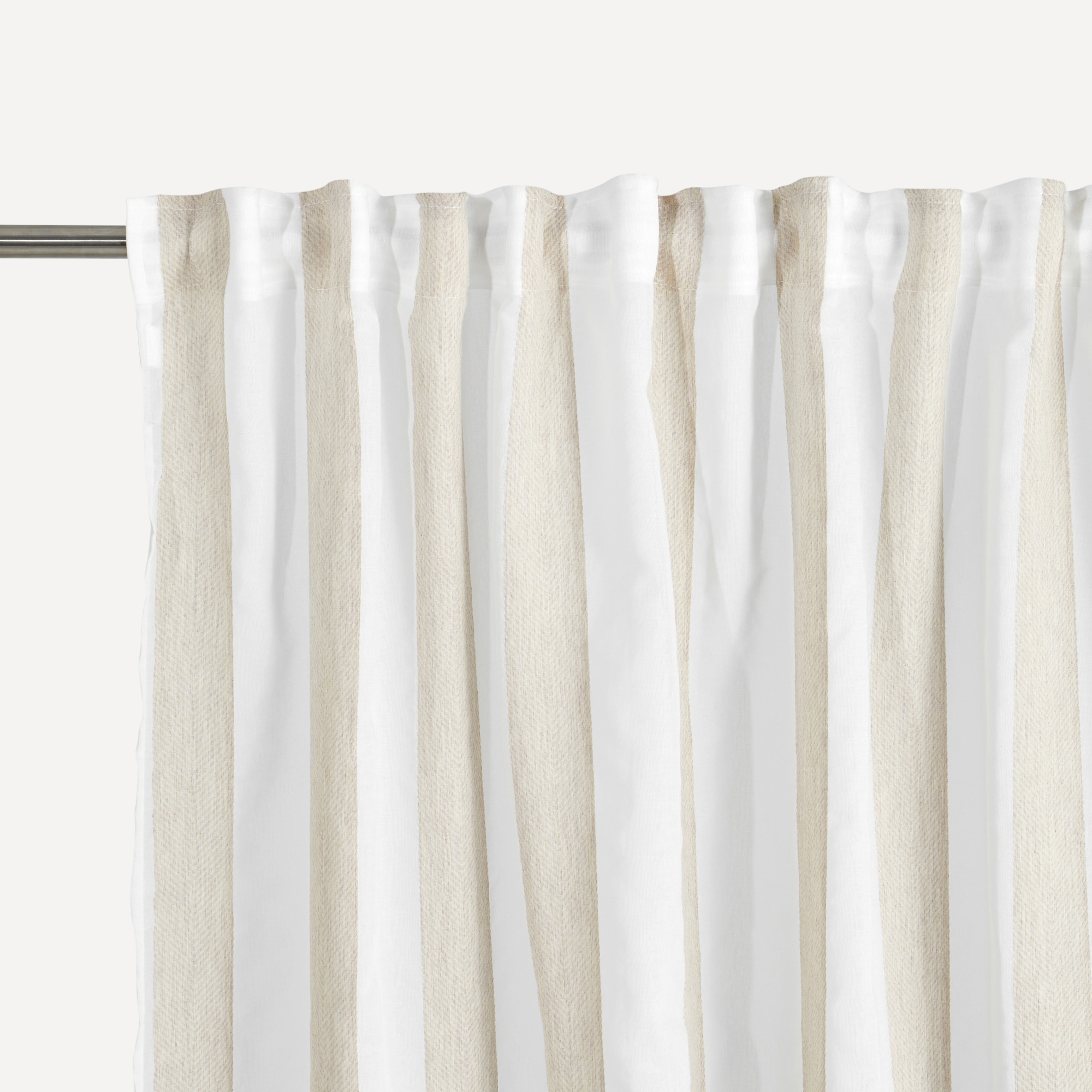 Cortina Confecionada com Sistema Multiusos Labeo Bege-2