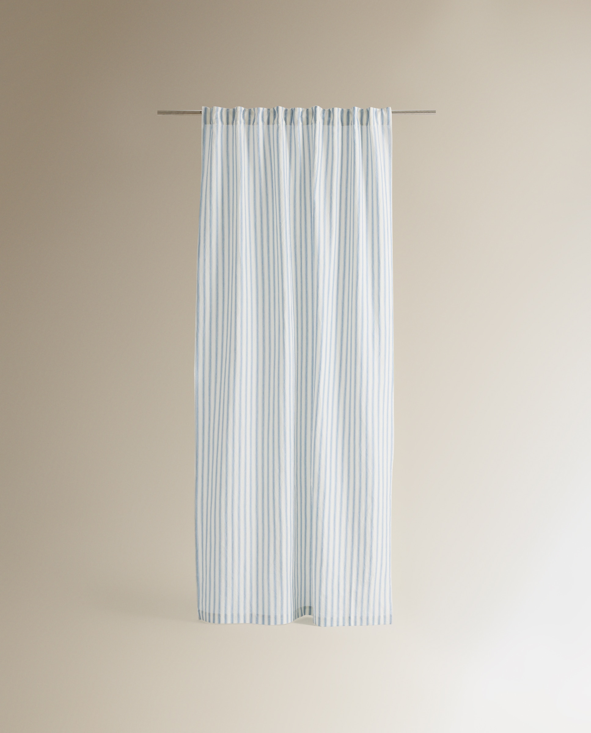 Visillo confeccionado con sistema multiusos Rayures - Azul 140 x 270 cm Azul-2