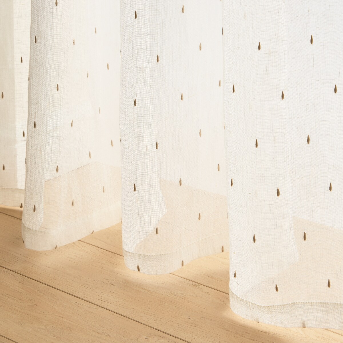 Cortina Confecionada com Presilhas Plum Branco-4