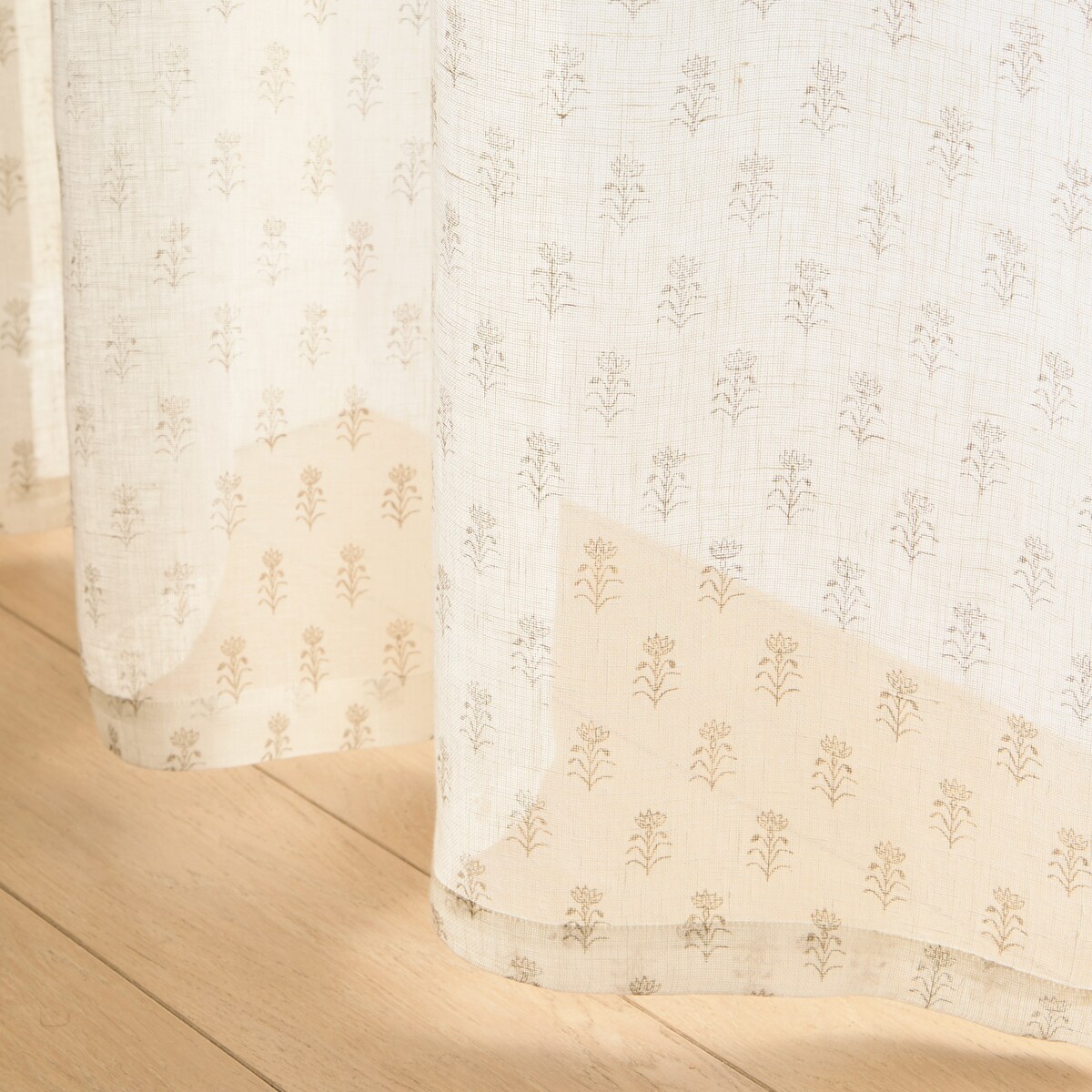 Cortinado Confecionado com Sistema Multiusos Mathilda Natural-4