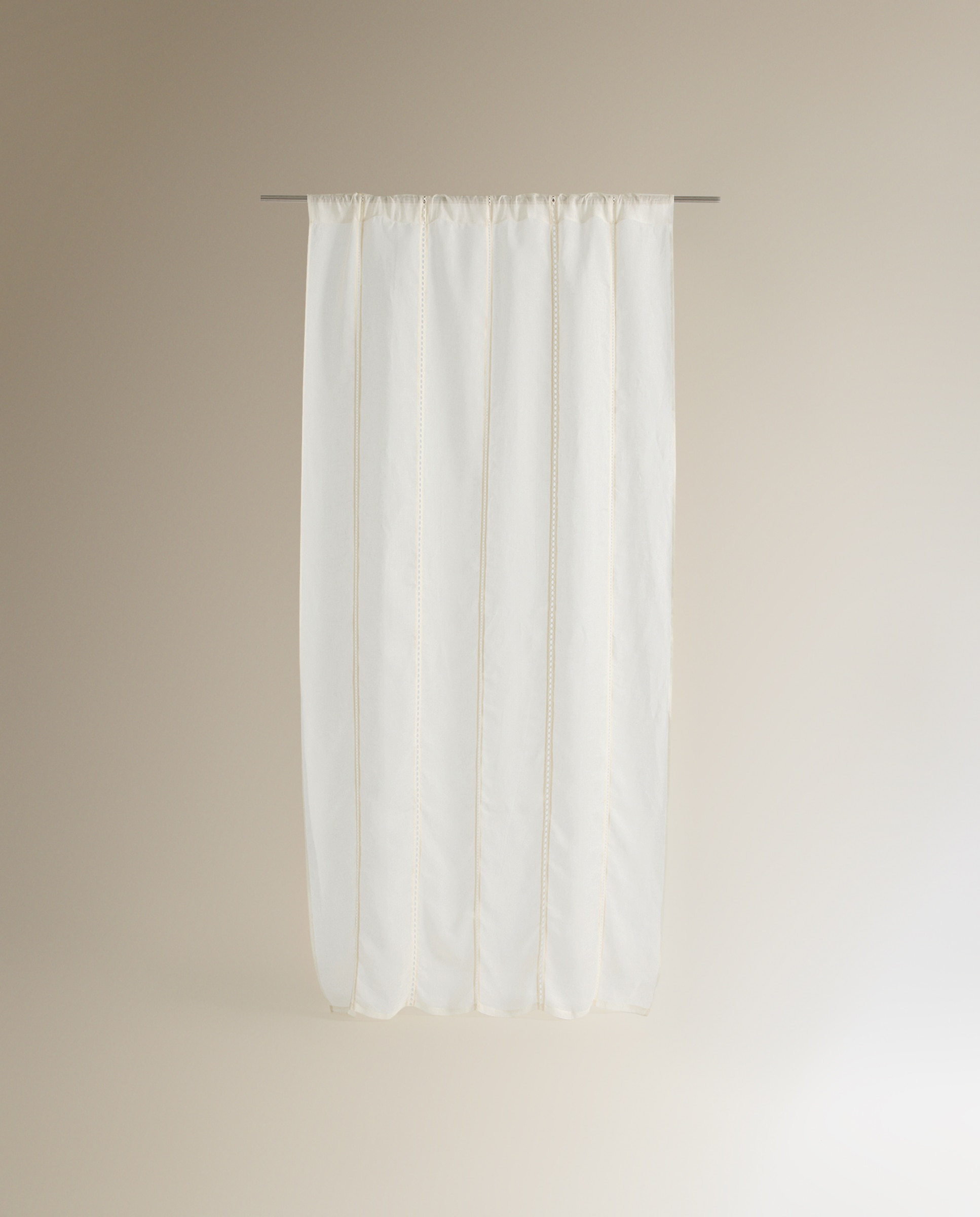 Cortinado Confecionado com Sistema Multiusos Louis Natural-2