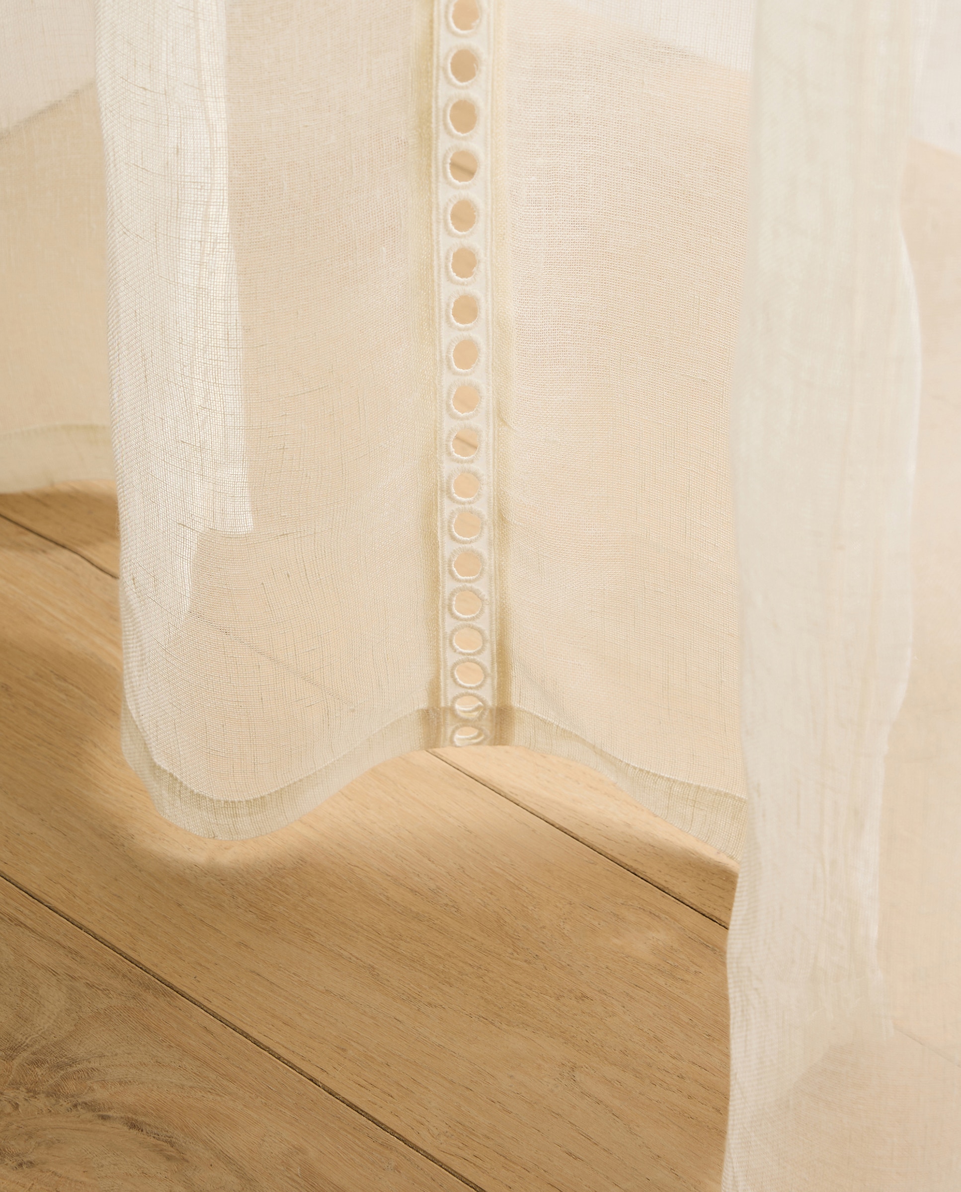 Cortinado Confecionado com Sistema Multiusos Louis Natural-4