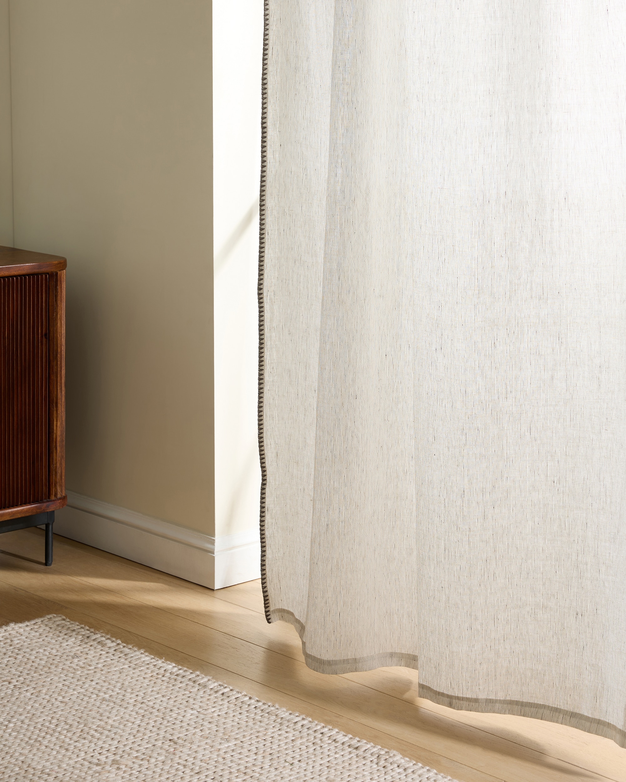 Cortinado Confecionado com Sistema Multiusos Yvette Antracite-1