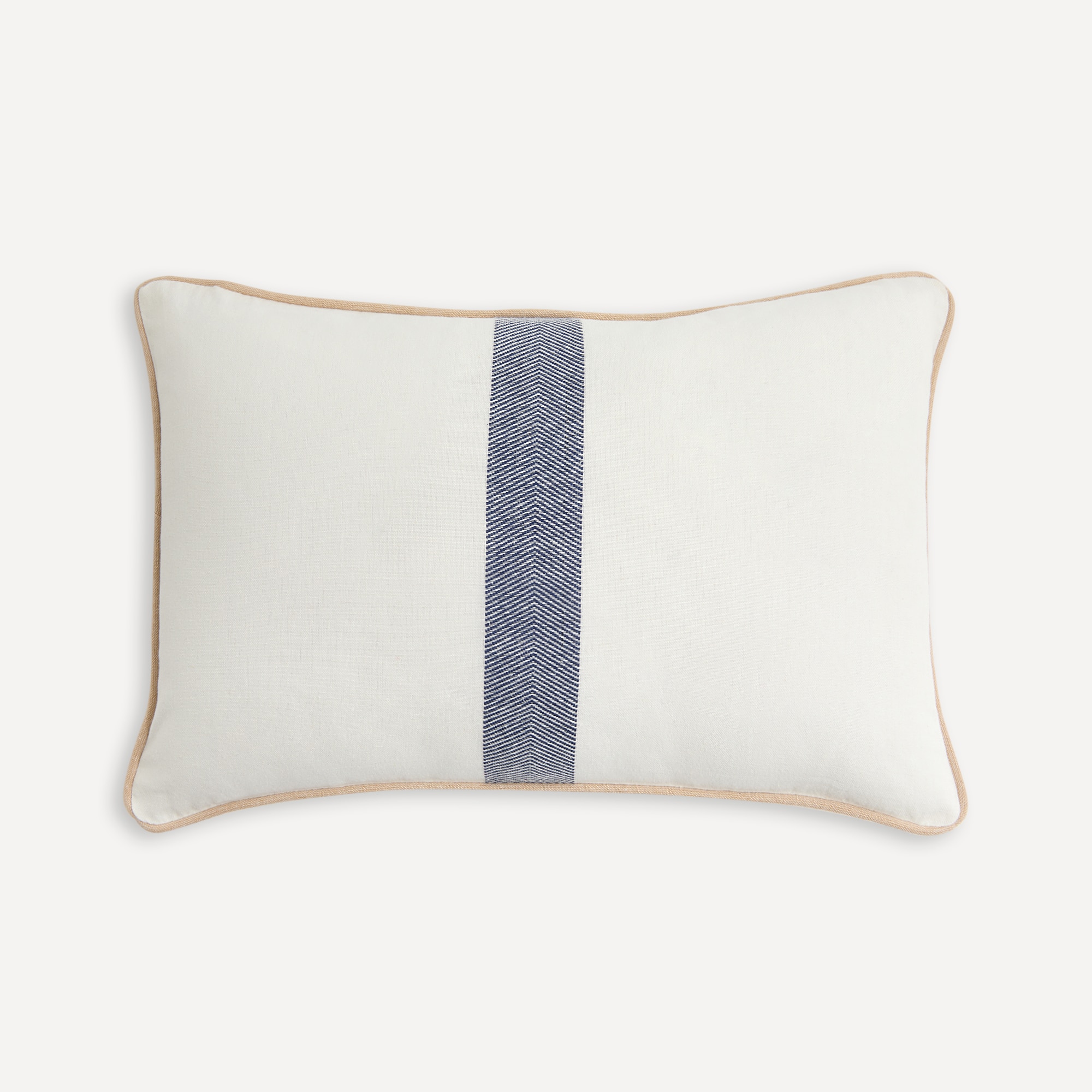 Almofada rectangular Chevron 22 Azul-2