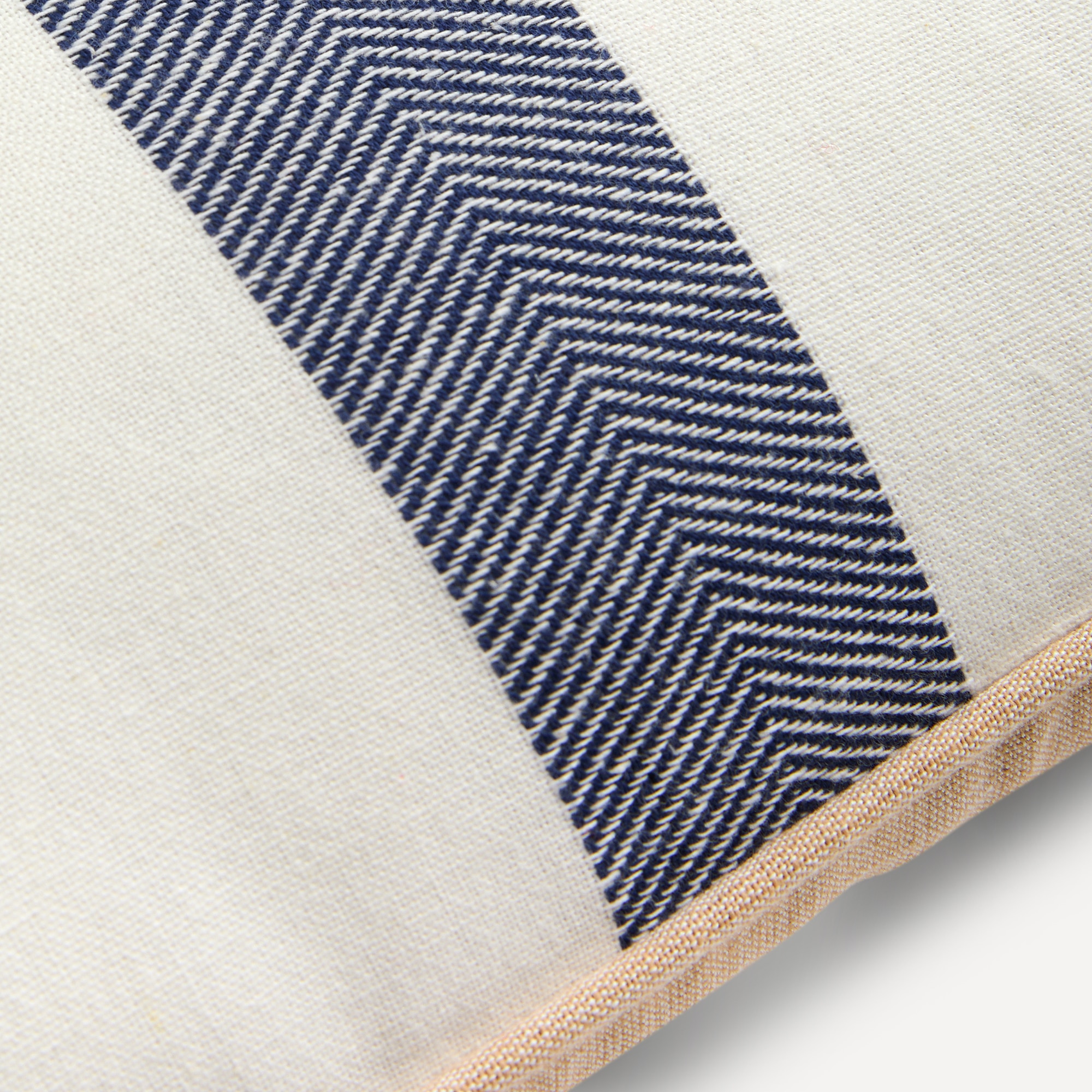 Almofada rectangular Chevron 22 Azul-4