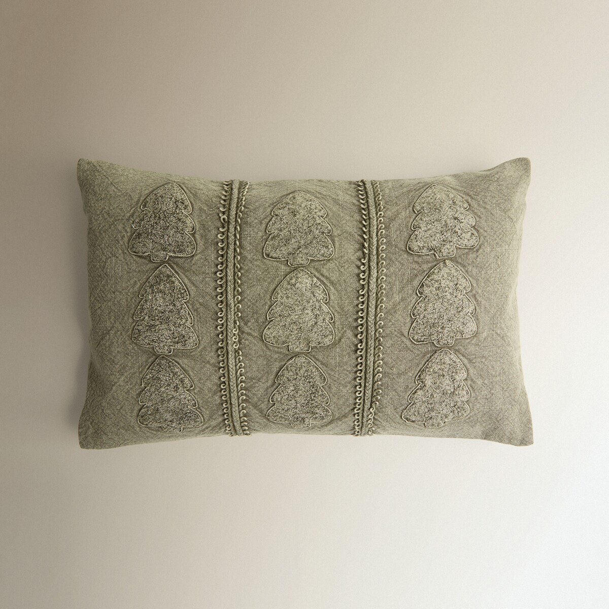 Cojín decorativo rectangular Whisper Verde-2