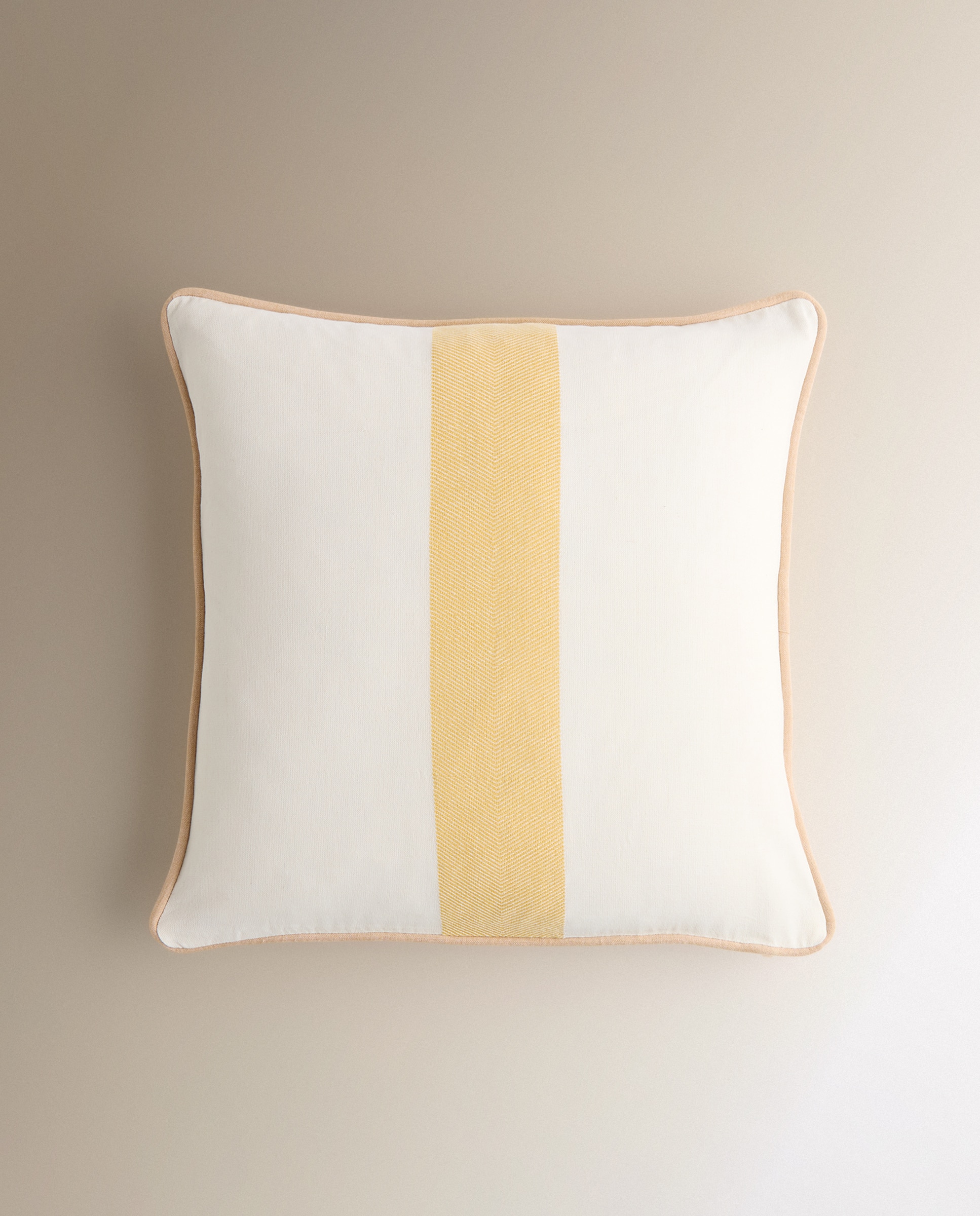 Almofada Decorativa Chevron Amarelo-2