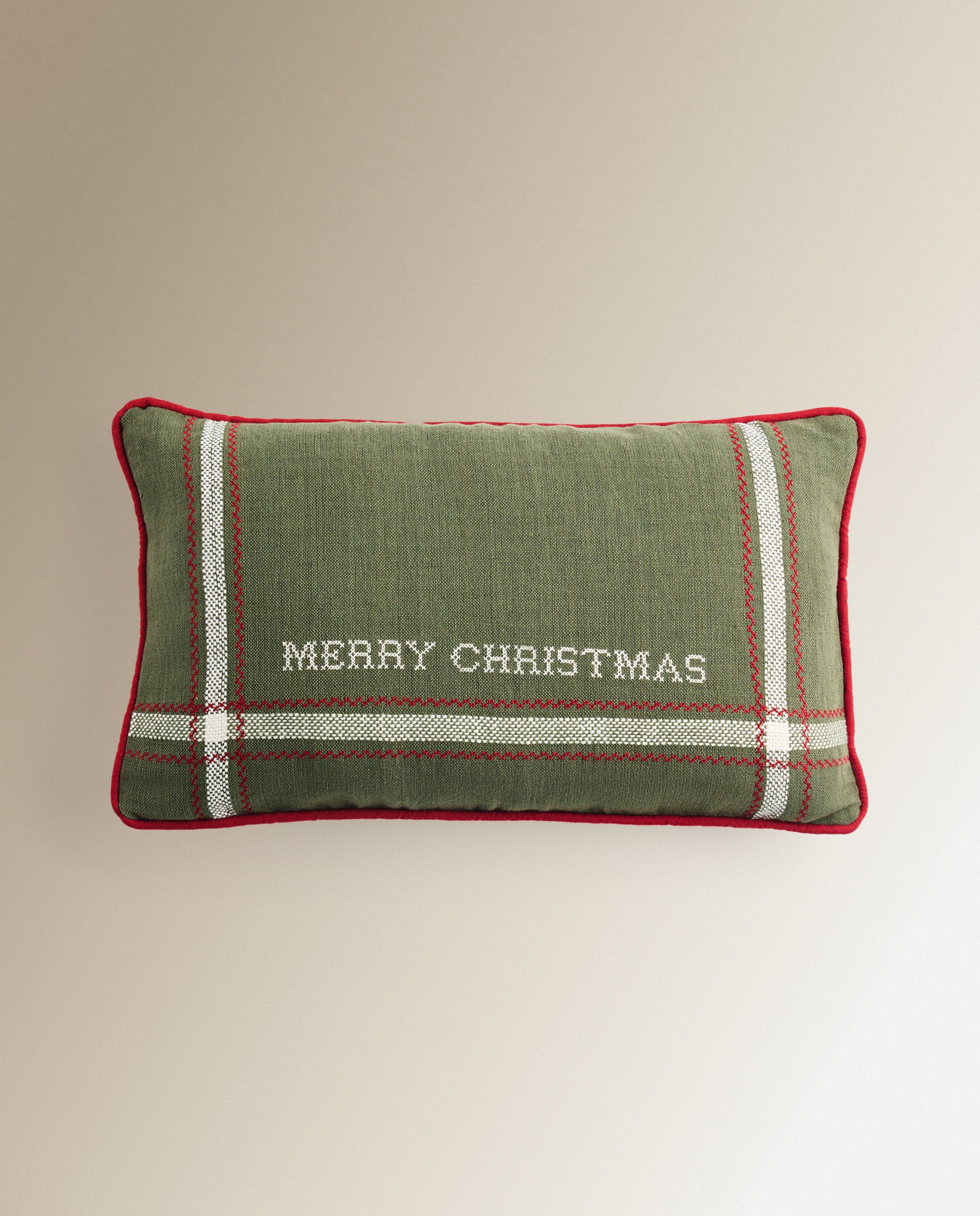 Cojín decorativo rectangular Ralphs - Verde 30 x 50 cm Verde-2