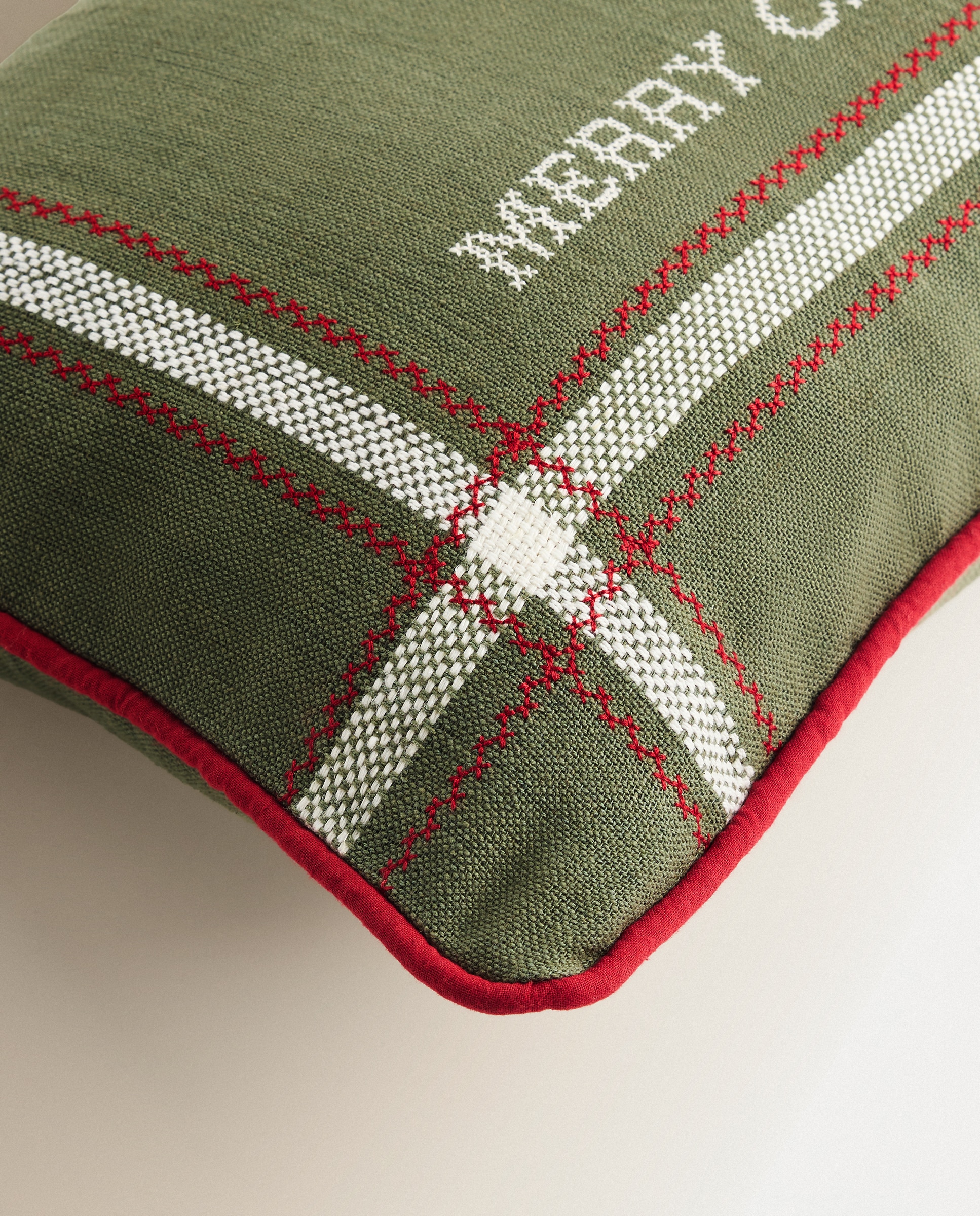 Cojín decorativo rectangular Ralphs - Verde 30 x 50 cm Verde-4