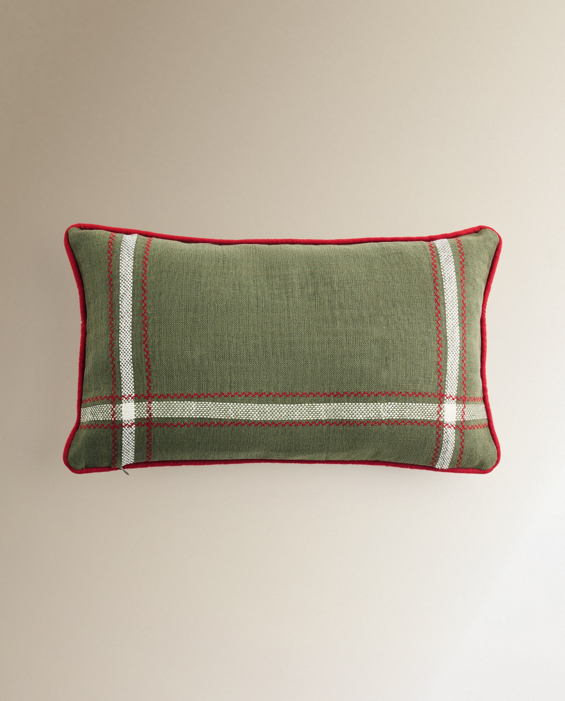 Cojín decorativo rectangular Ralphs - Verde 30 x 50 cm Verde-5