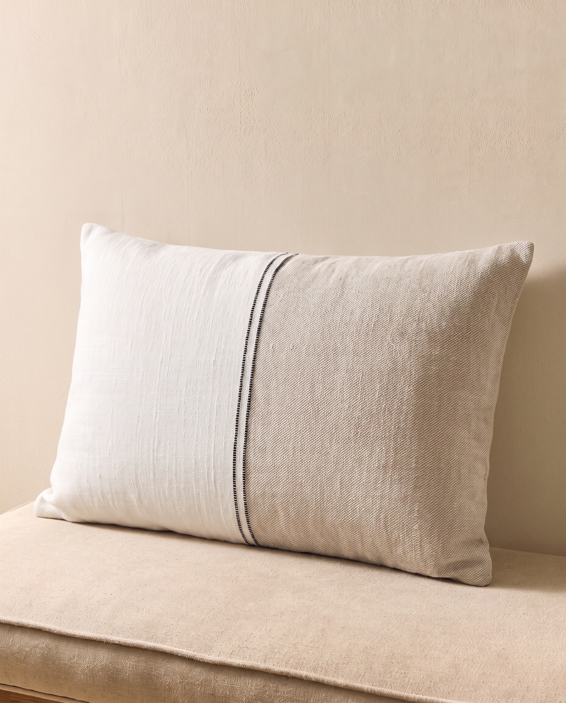 Cojín decorativo rectangular Denali - Antracita 40 x 60 cm Antracita-1
