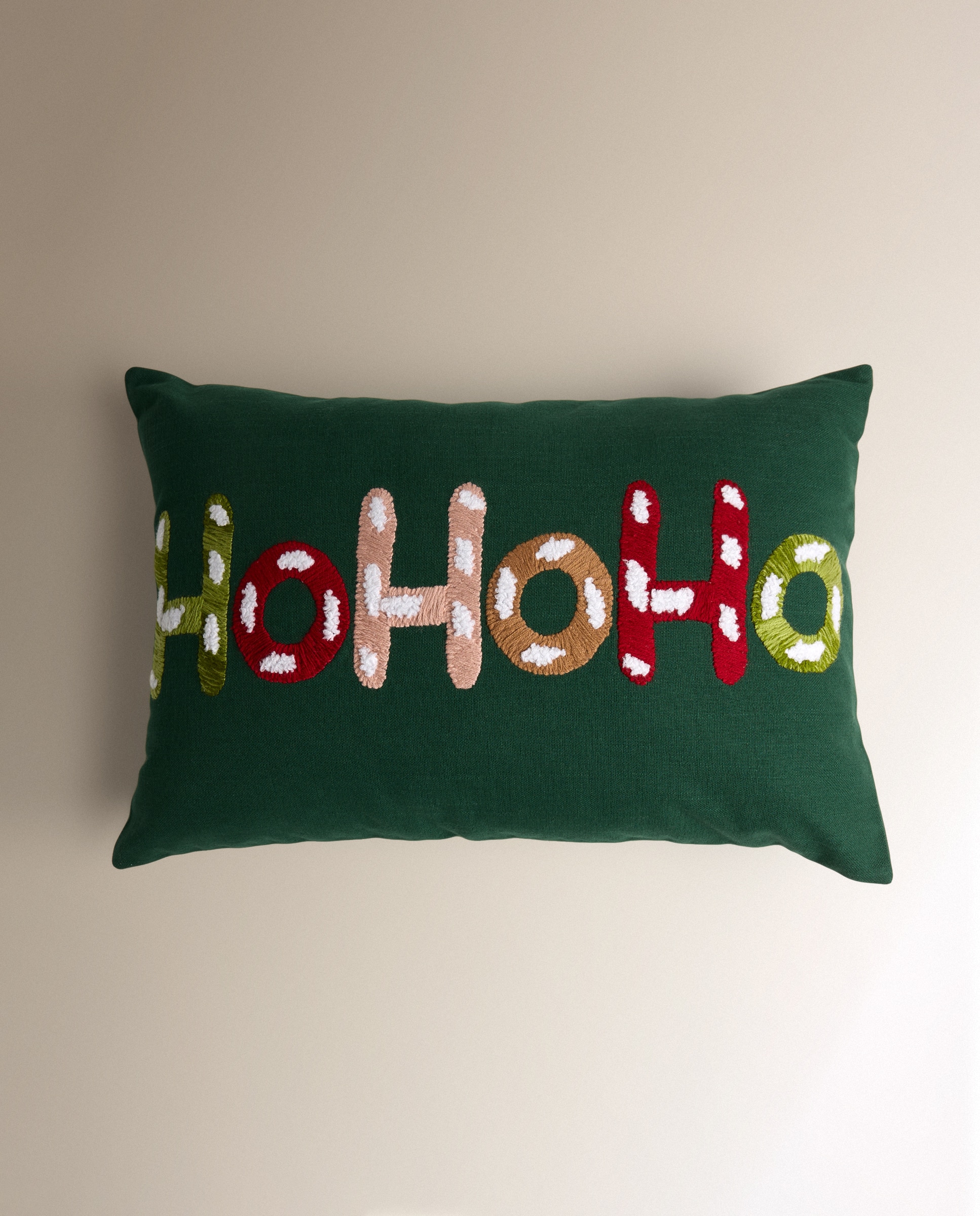 Cojín decorativo rectangular Hohoho - Verde 40 x 60 cm Verde-2