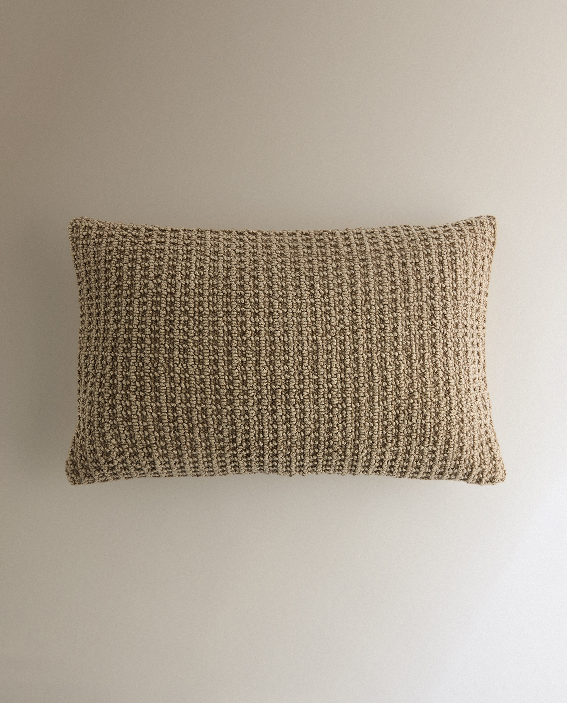 Imagen 2 de Cojín decorativo rectangular Fitz - Beige 30 x 50 cm Beige