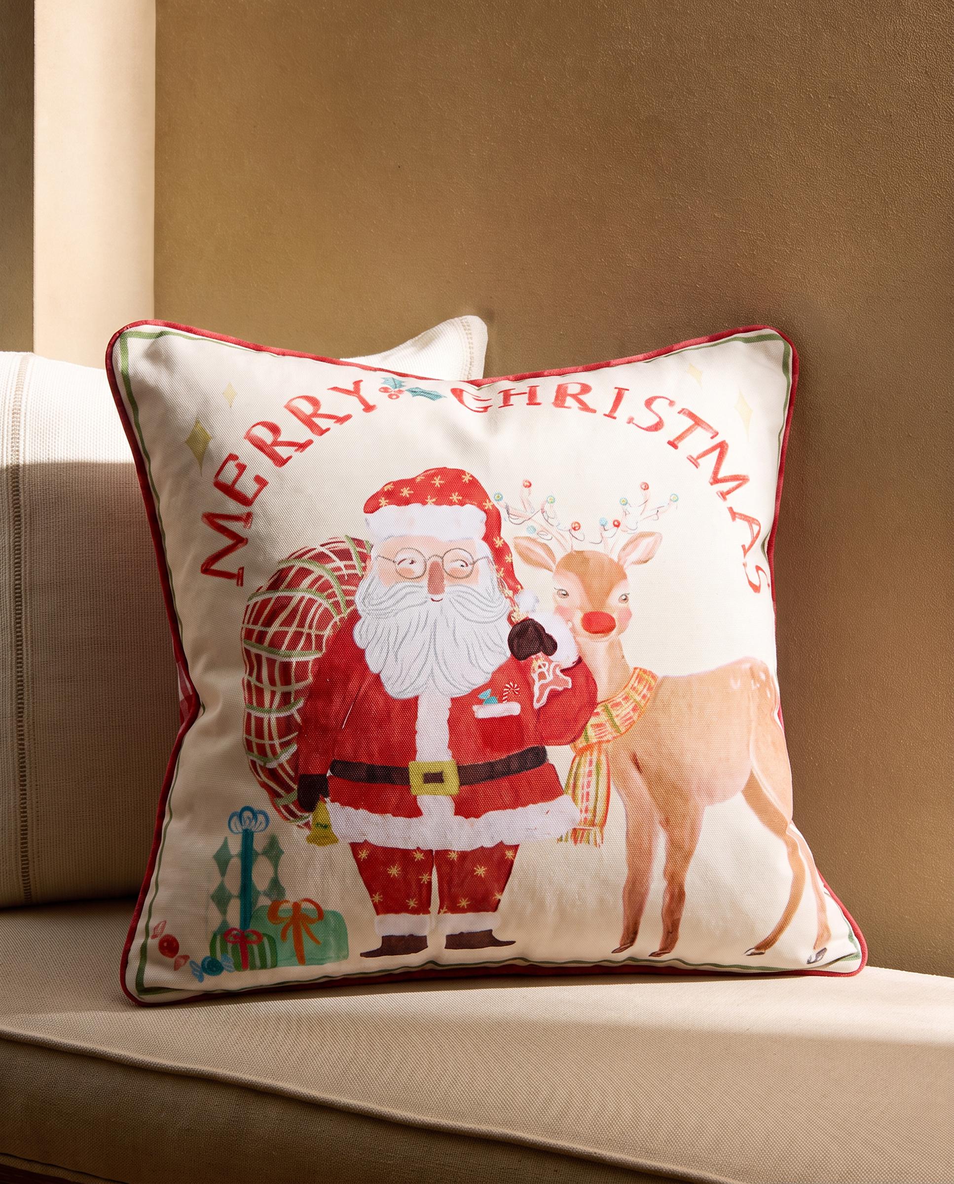 Cojín decorativo Santa's Magic - Rojo 45 x 45 cm Rojo-1