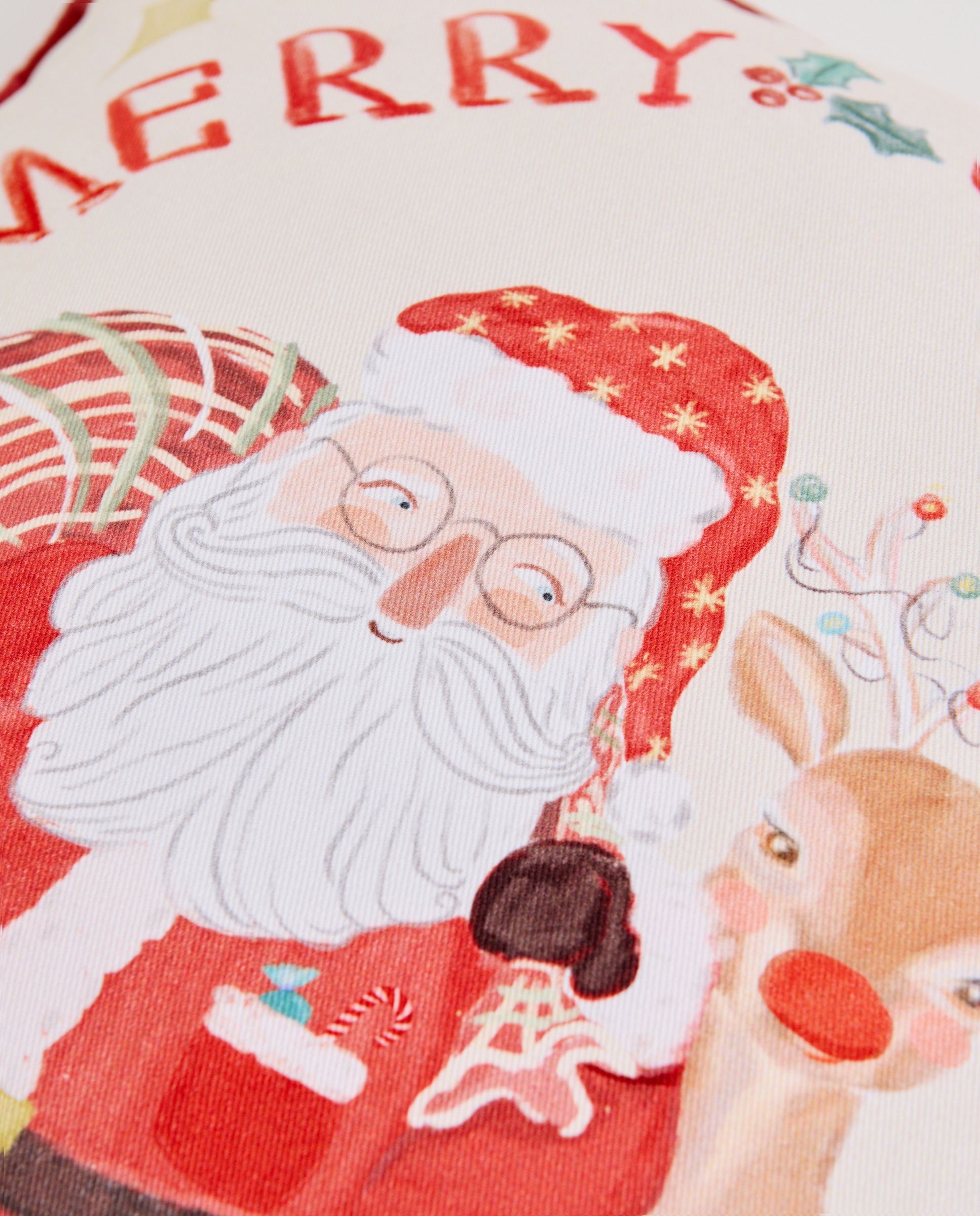 Cojín decorativo Santa's Magic - Rojo 45 x 45 cm Rojo-4