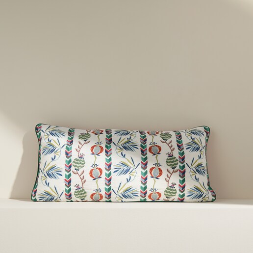 Cojín decorativo rectangular bordado Polinesia El Corte Inglés