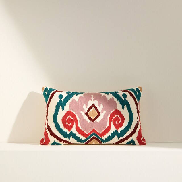 Cojín decorativo rectangular bordado Portopalo El Corte Inglés