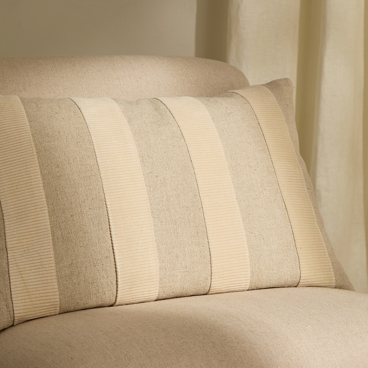 Cojín decorativo rectangular Ukiyo Beige-1