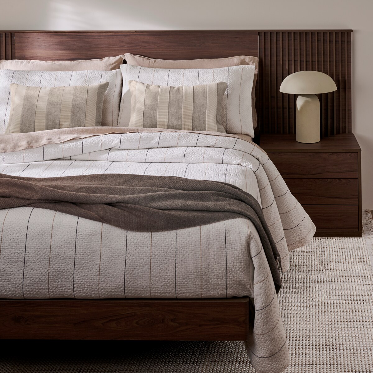 Cojín decorativo rectangular Ukiyo Beige-6