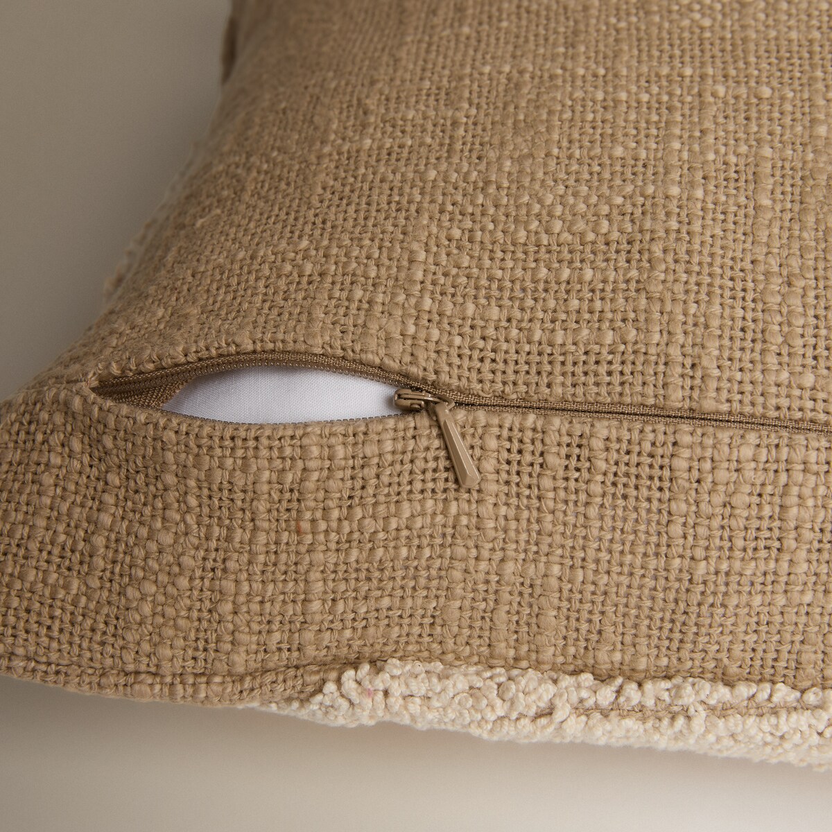 Almofada Decorativa Retangular com Bordado Kansha Castanho-3