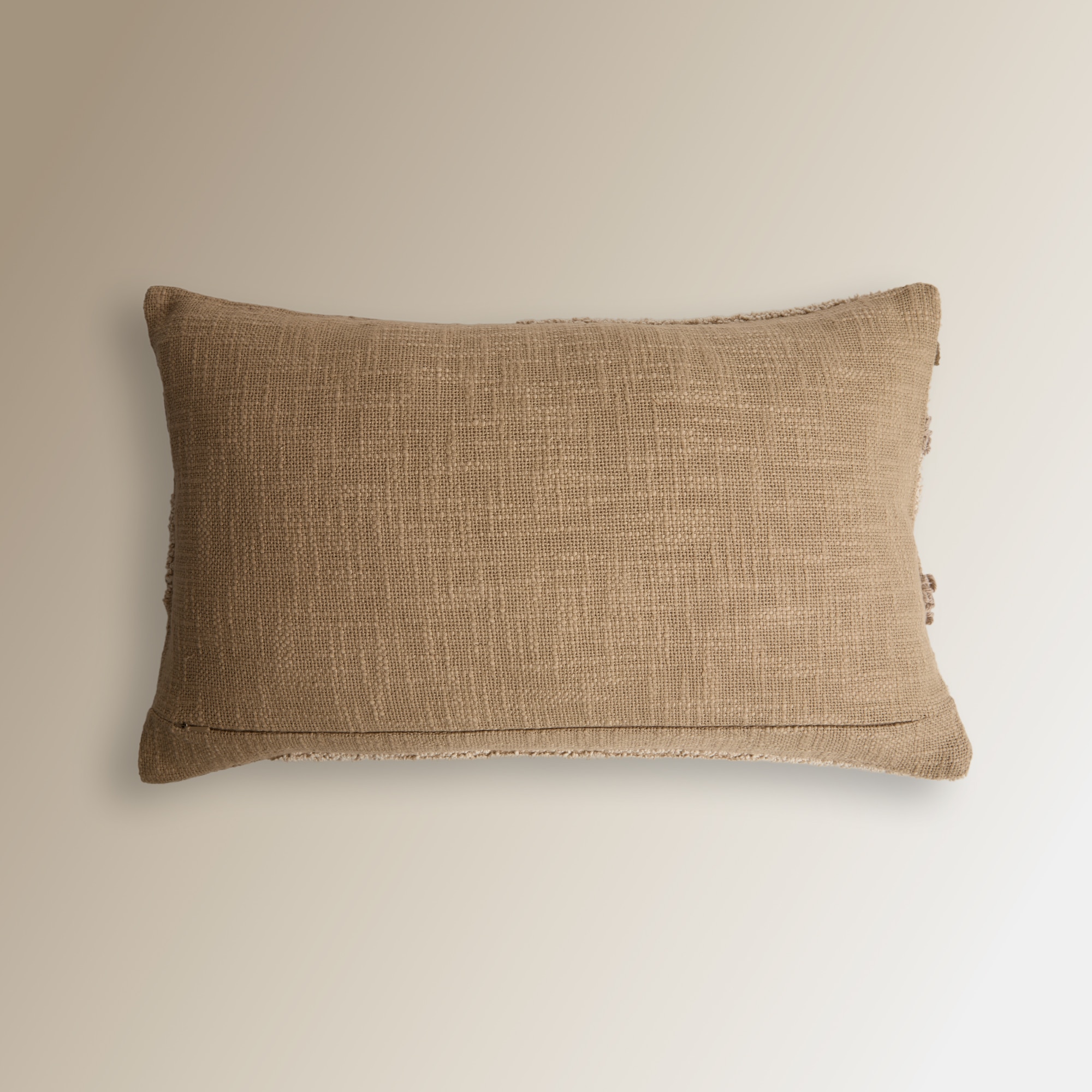 Almofada Decorativa Retangular com Bordado Kansha Castanho-5