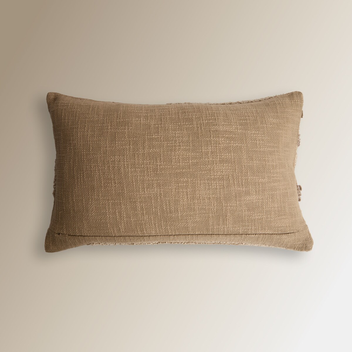 Almofada Decorativa Retangular com Bordado Kansha Castanho-5