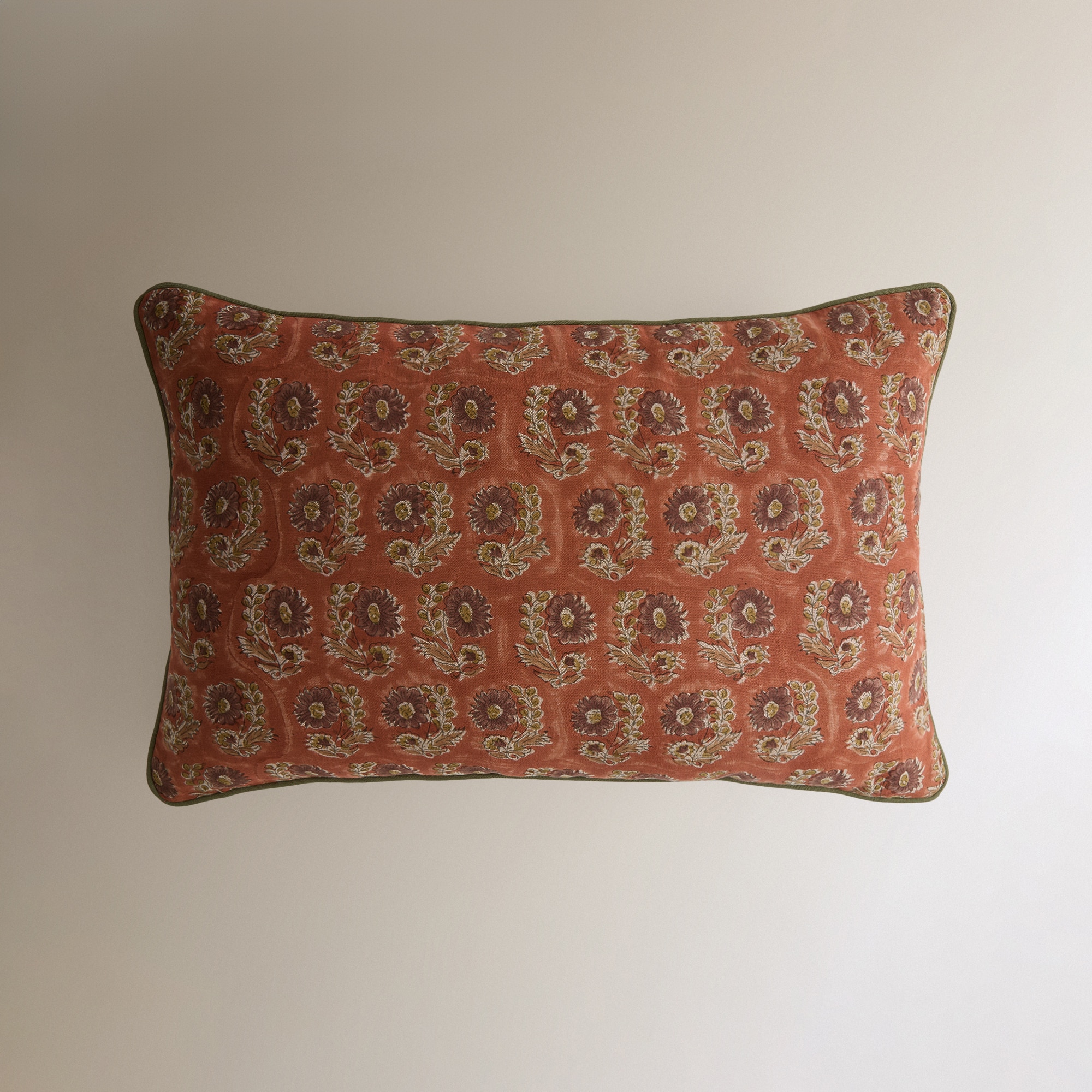 Almofada Decorativa Retangular Frenchay Laranja-2