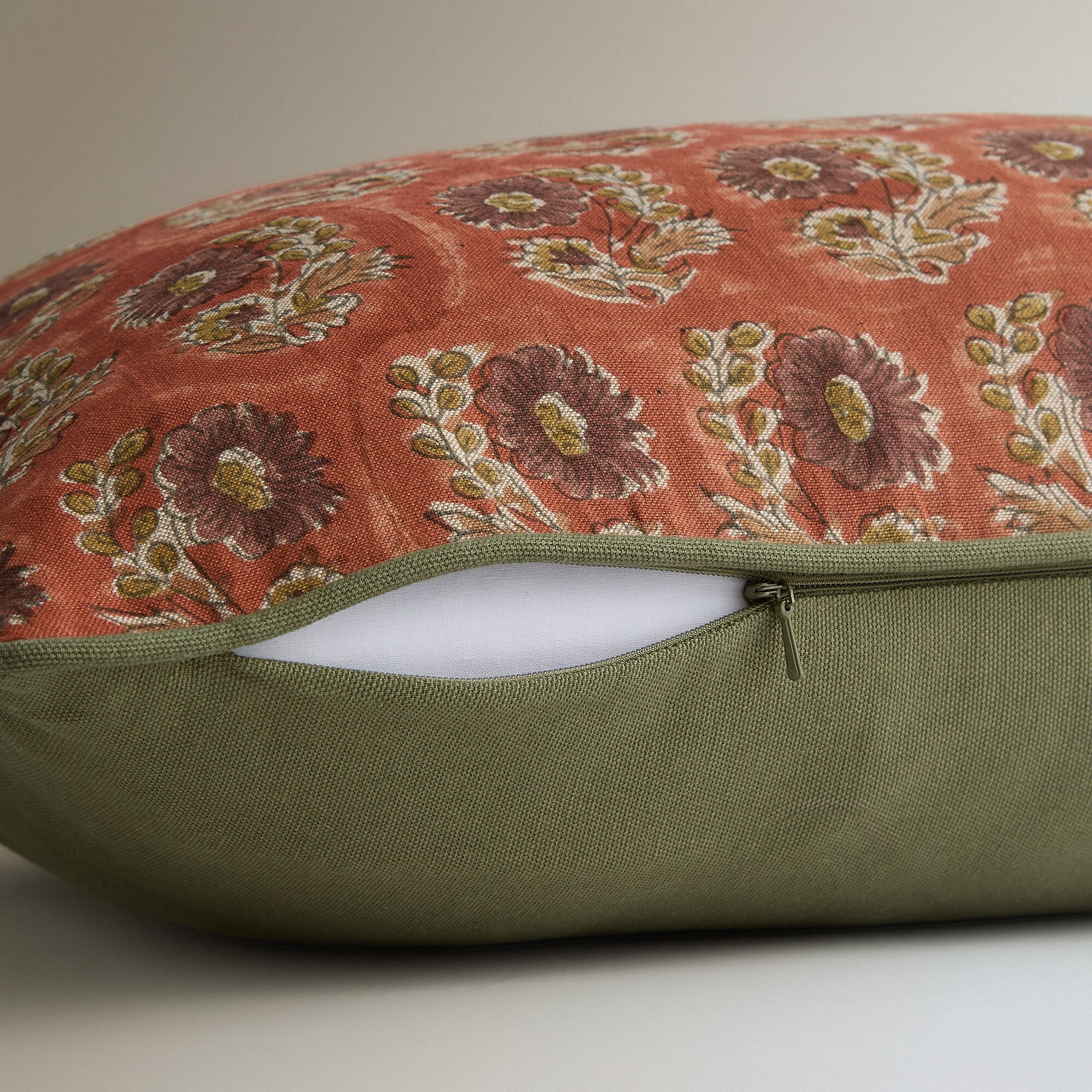 Almofada Decorativa Retangular Frenchay Laranja-3