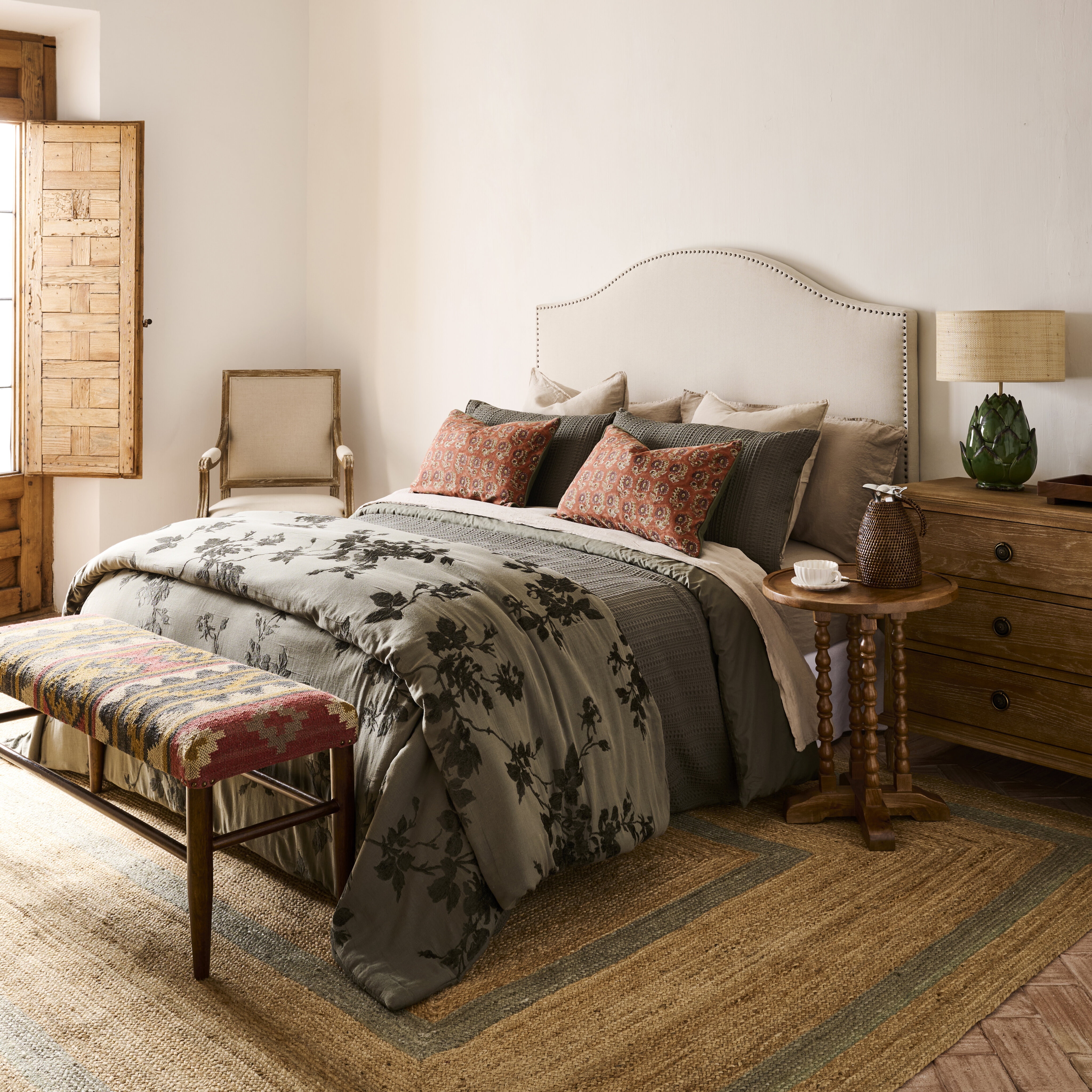 Almofada Decorativa Retangular Frenchay Laranja-9