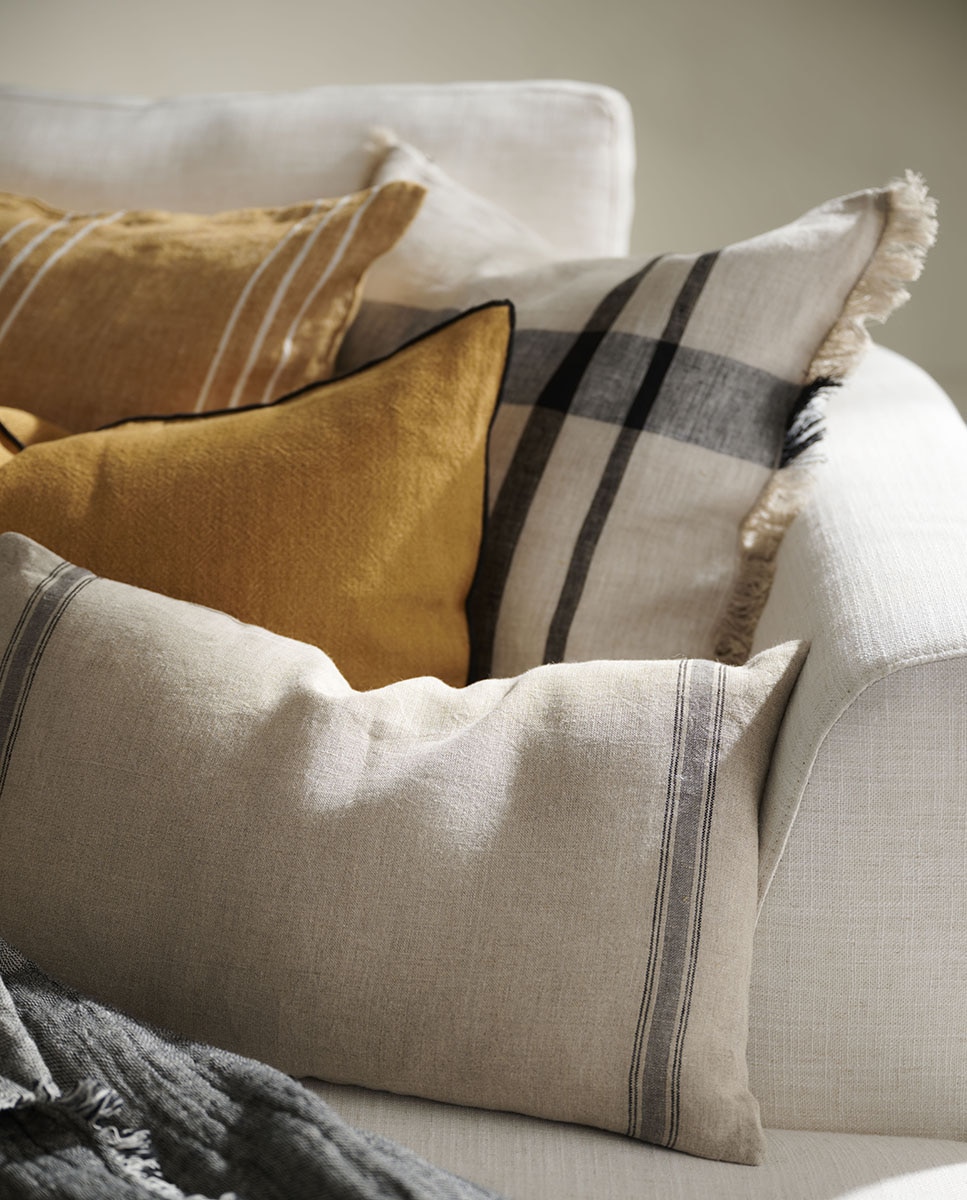 Almofada Decorativa Retangular Cinnamon Mostarda-5
