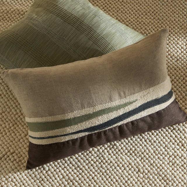 Imagen 0 de Cojín decorativo rectangular bordado Kaizen