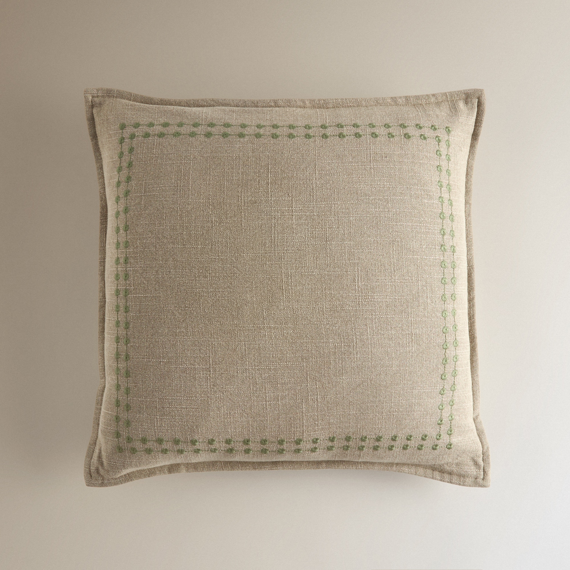 Almofada Decorativa Bordada Edward Verde-2