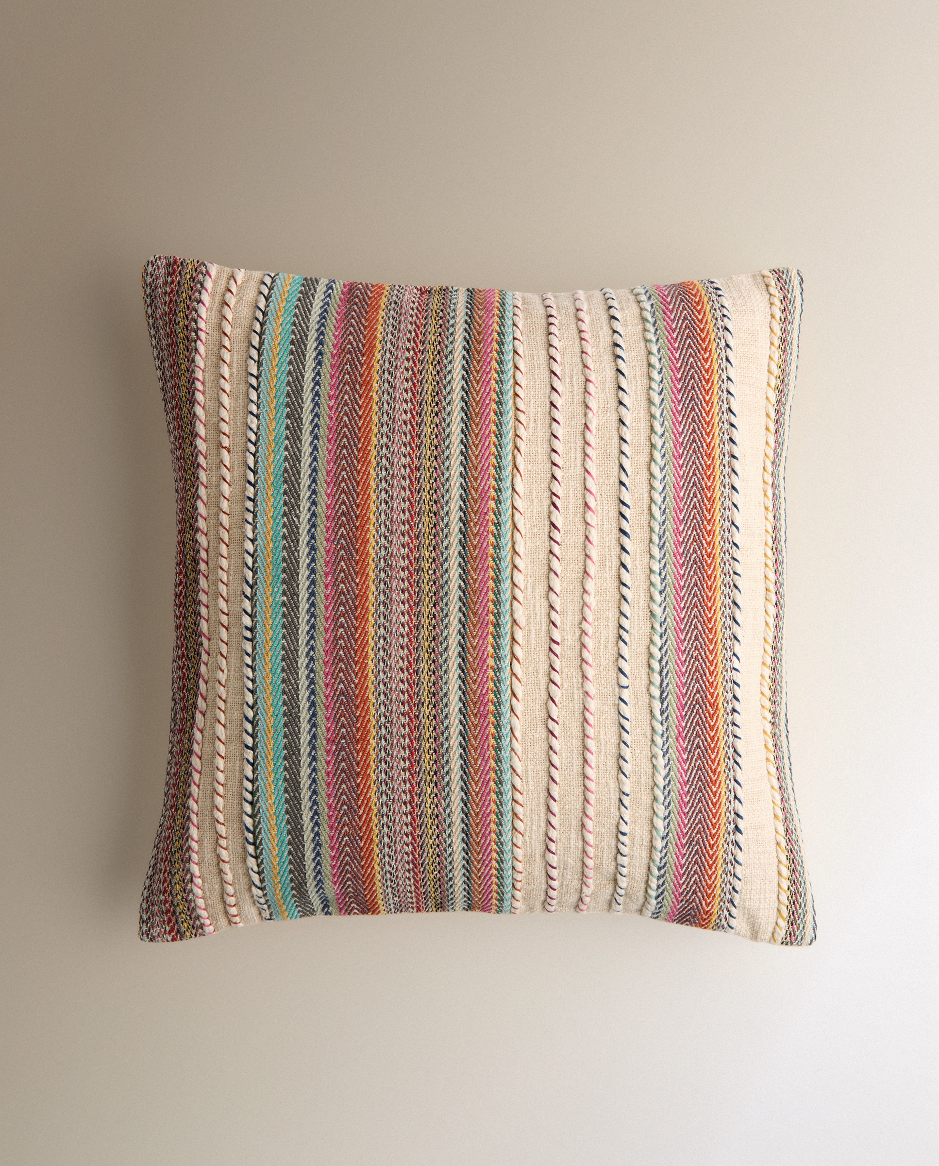 Almofada Decorativa Bordada Noto Multicolor-2