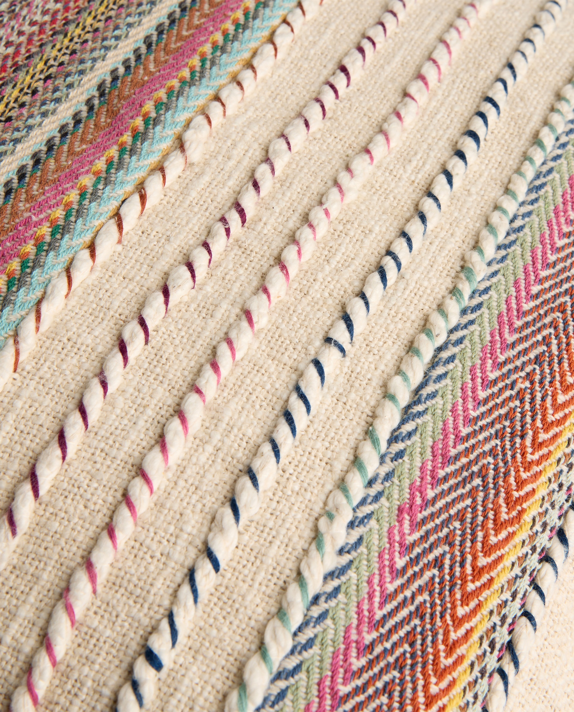 Almofada Decorativa Bordada Noto Multicolor-4
