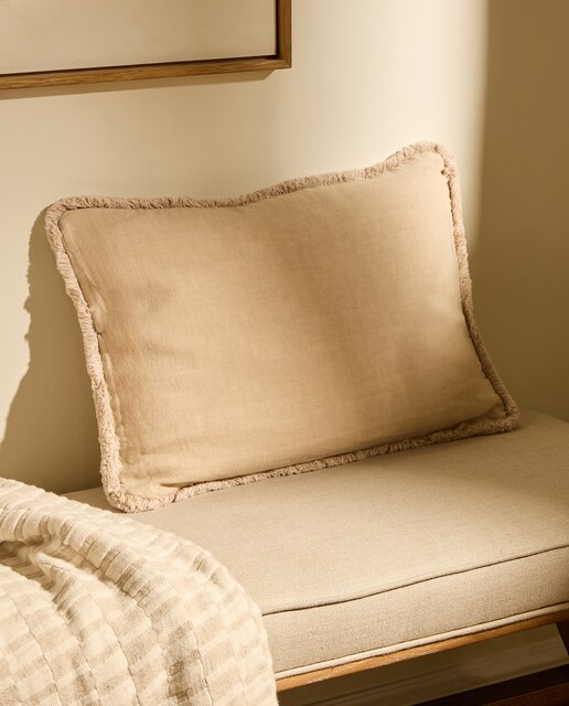 Cojín decorativo rectangular Biela