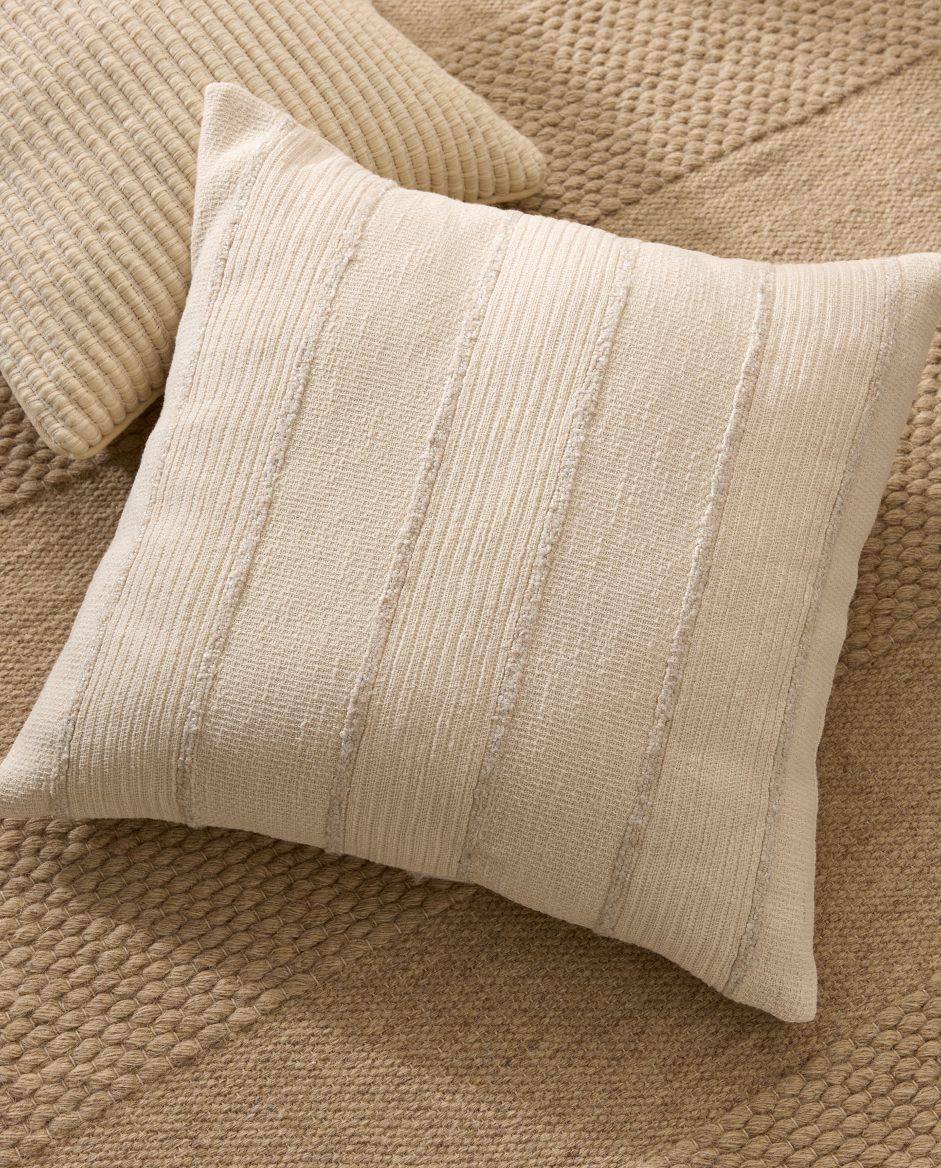 Cojín decorativo Albert - Blanco 50 x 50 cm Blanco-1
