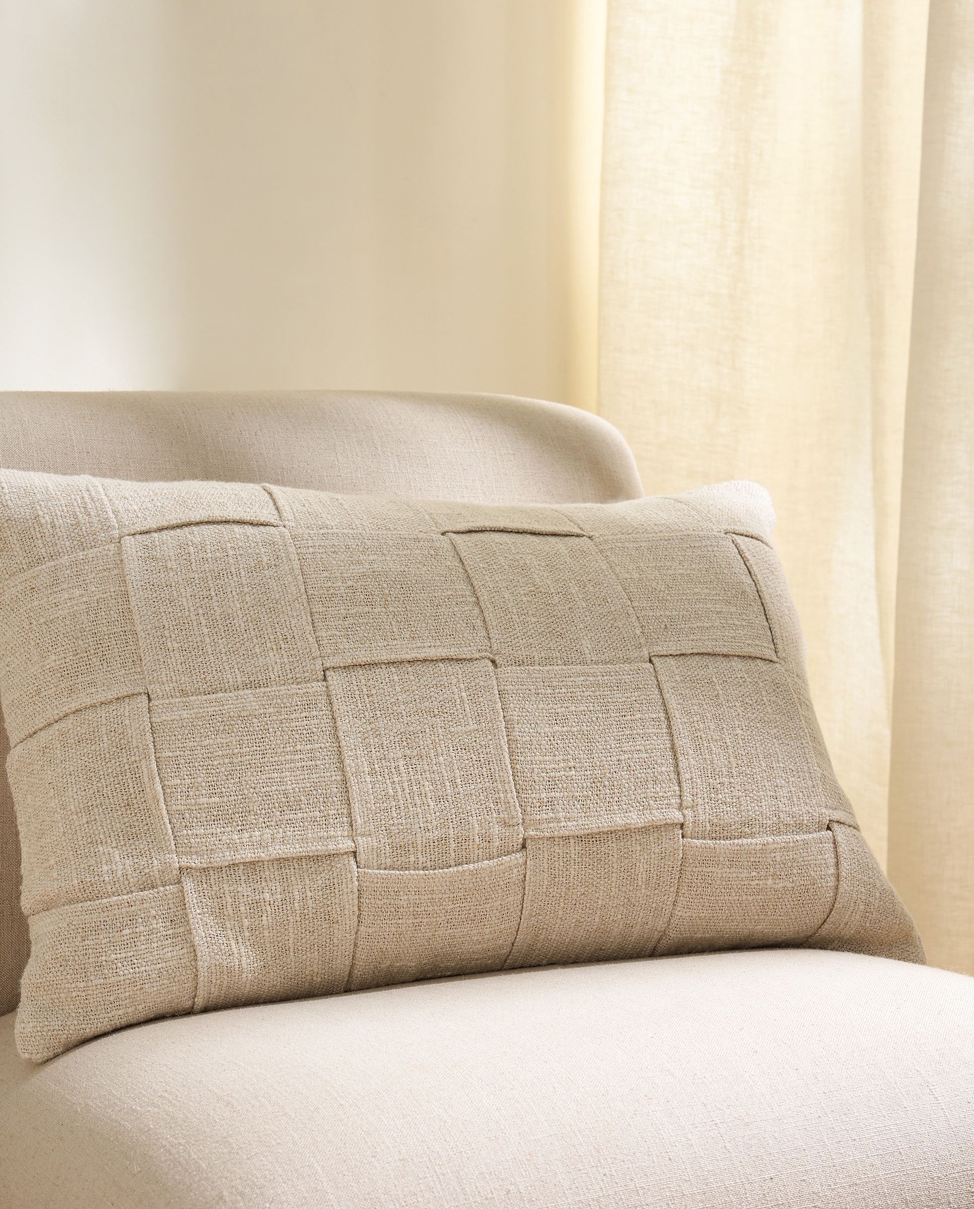 Cojín decorativo rectangular Sayo - Beige 40 x 60 cm Beige-1