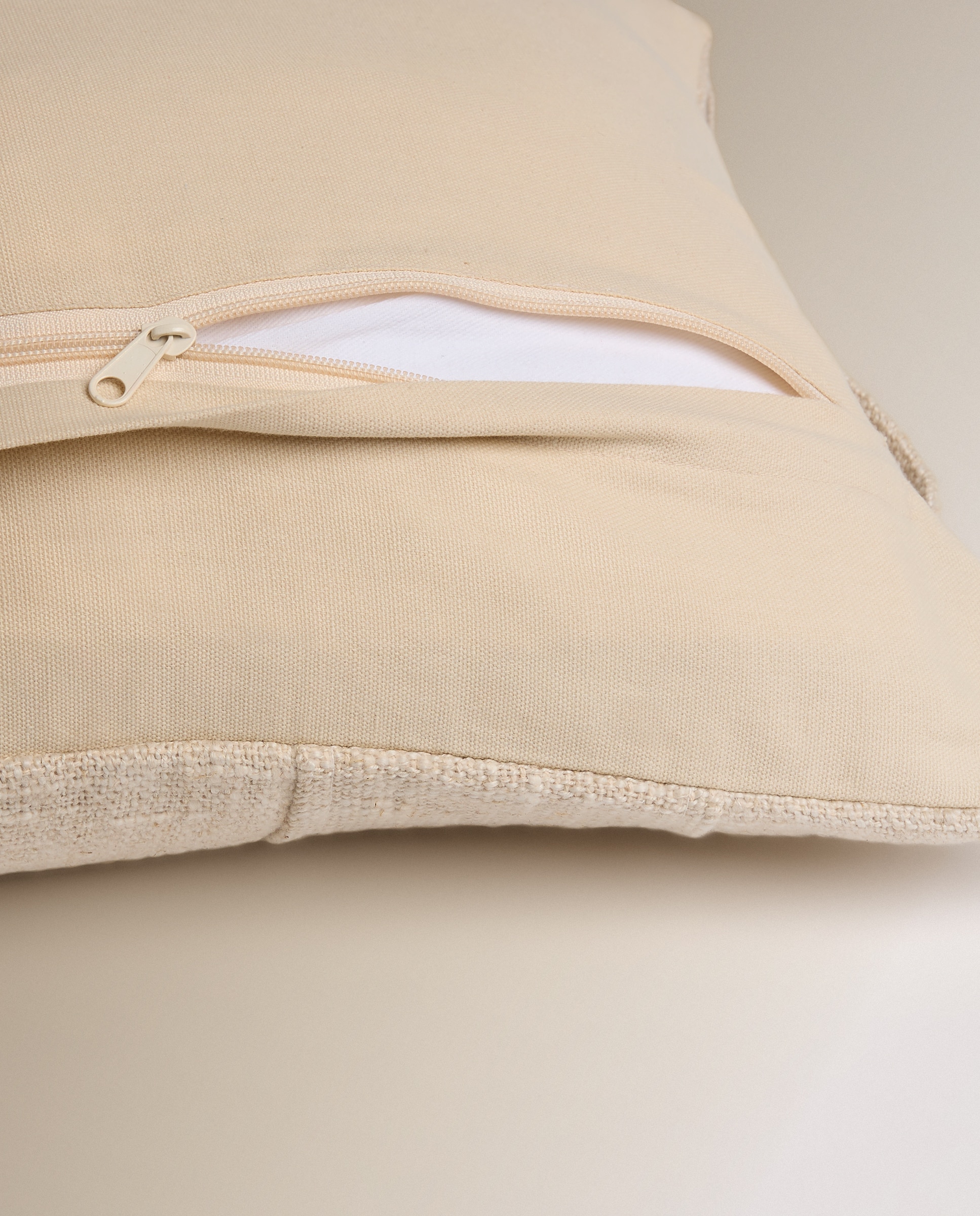 Cojín decorativo rectangular Sayo - Beige 40 x 60 cm Beige-3