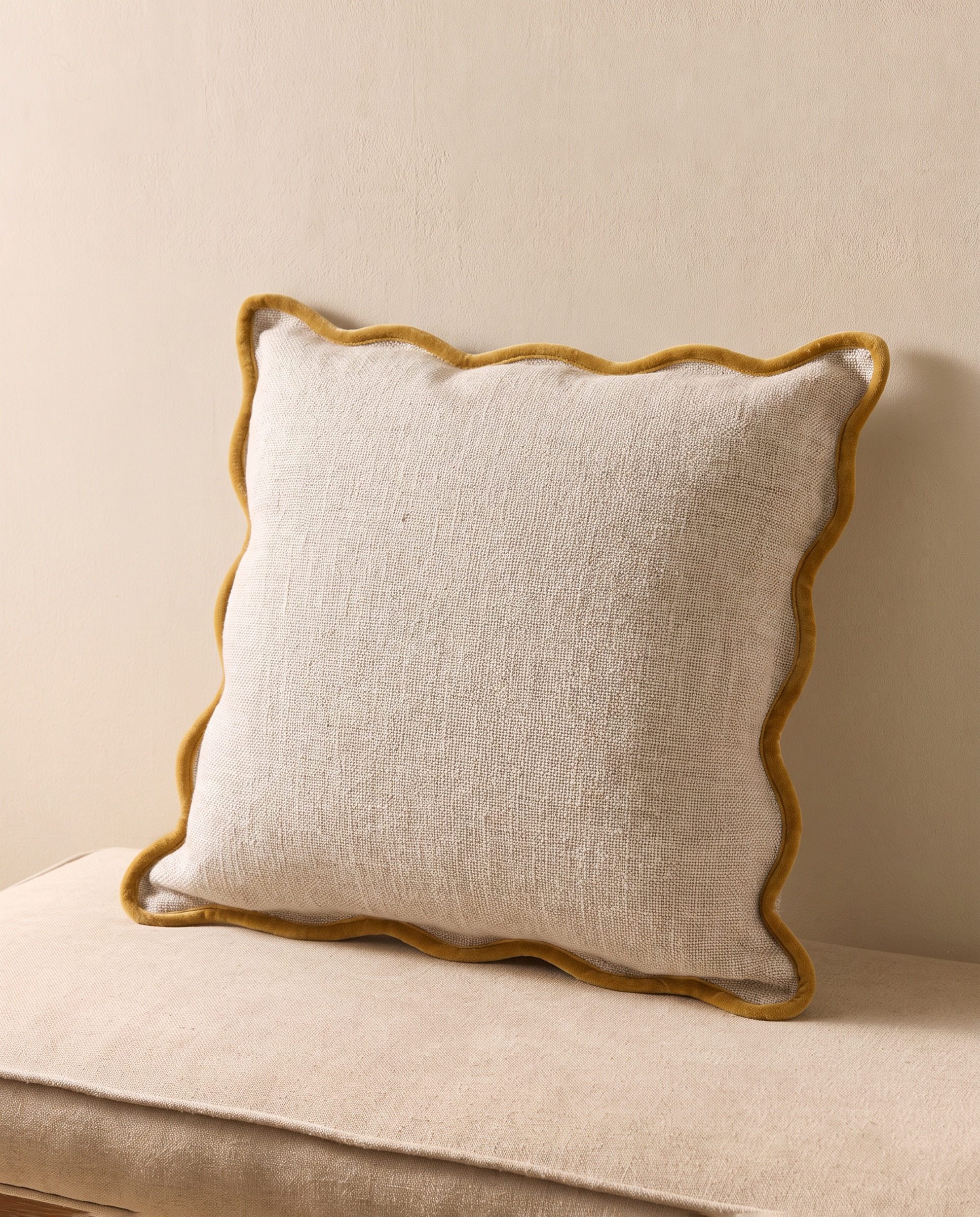 Cojín decorativo Narcise - Mostaza 50 x 50 cm Mostaza-1