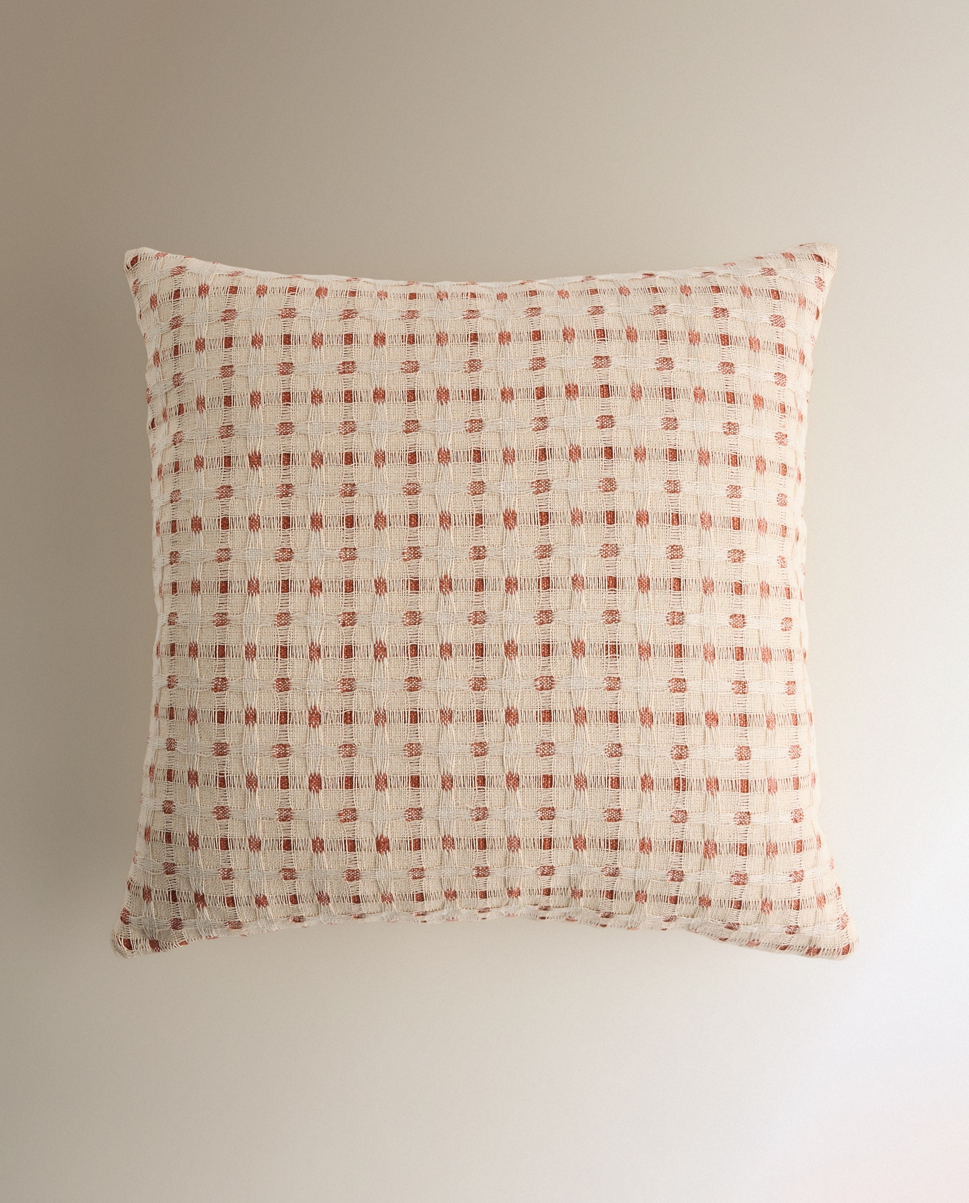 Imagen 2 de Cojín decorativo Kanso - Naranja 50 x 50 cm Naranja