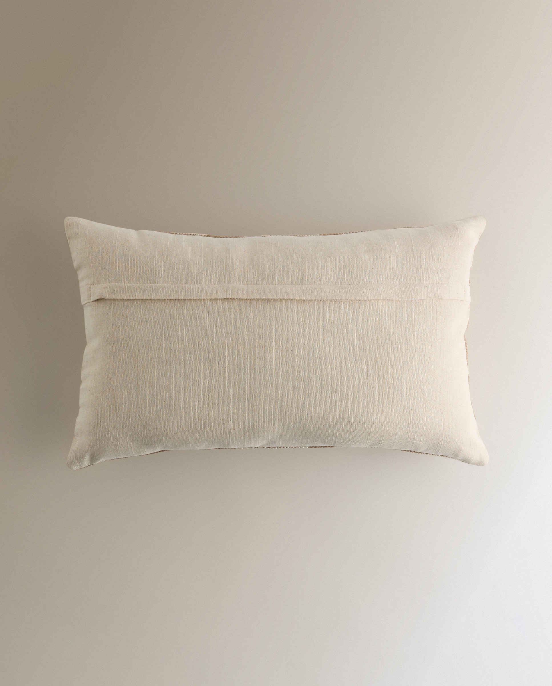 Cojín decorativo rectangular bordado Roger - Beige 30 x 50 cm Beige-5