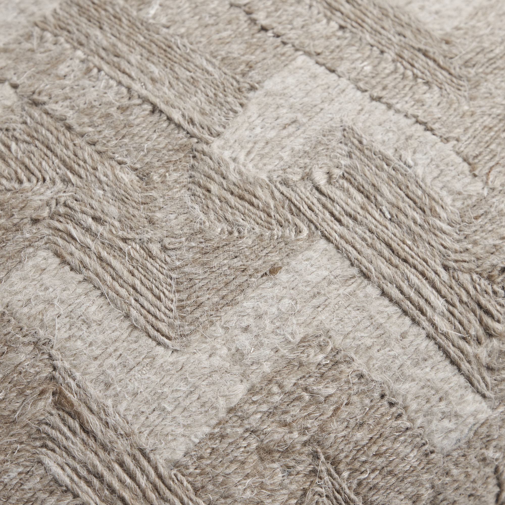 Almofada Decorativa Retangular com Bordado Shibumi Bege-4