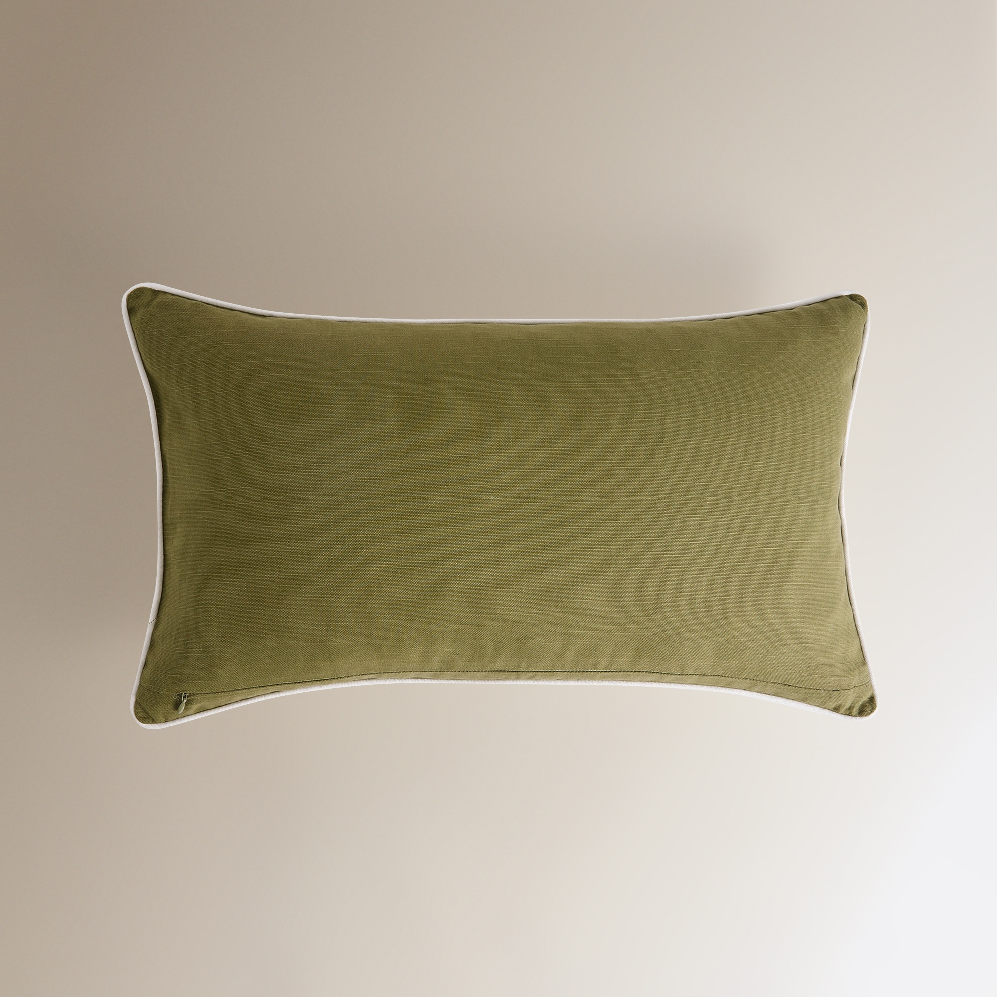 Almofada Decorativa Retangular com Bordado Rose Bege-5