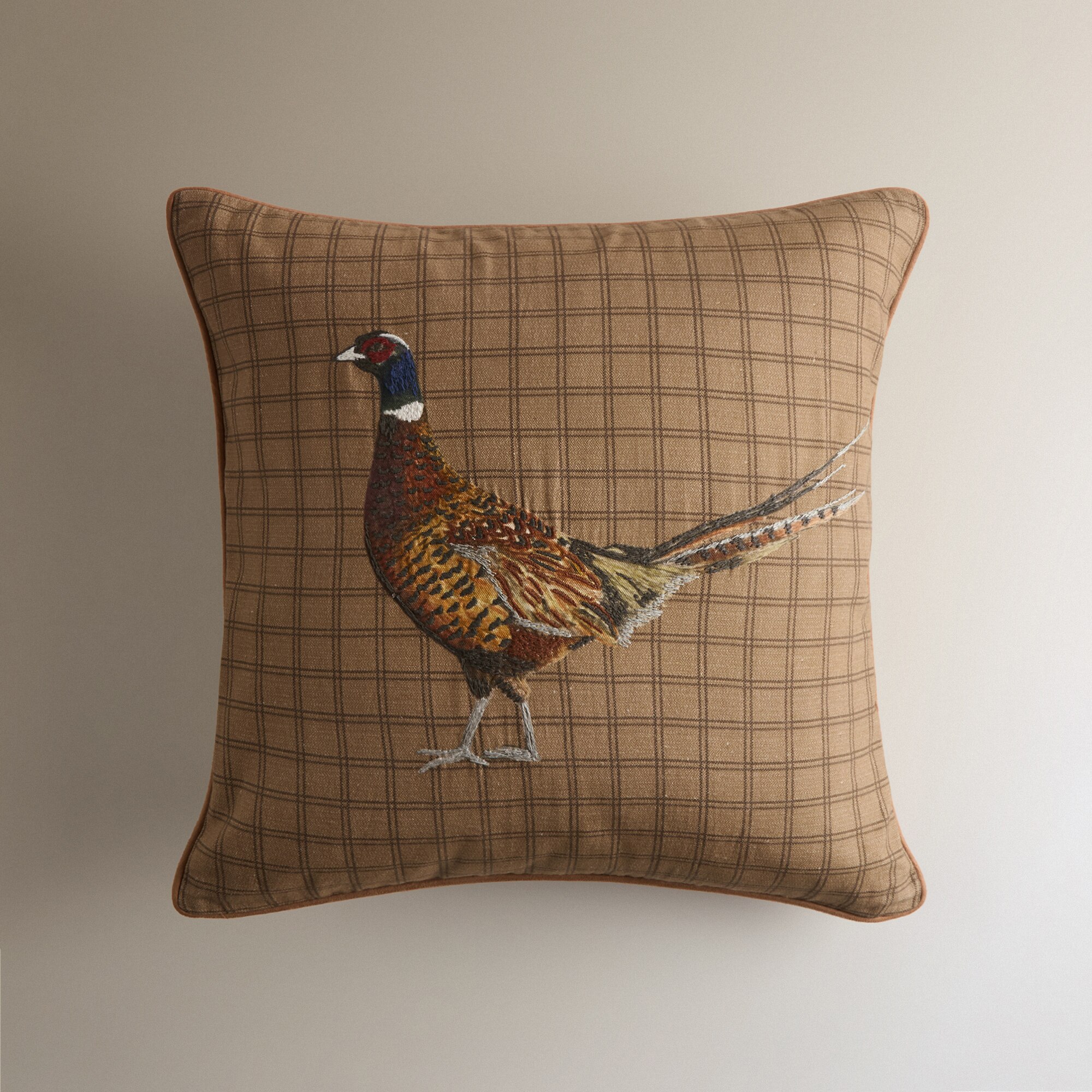 Almofada Decorativa com Bordado Balmoral Multicolor-2